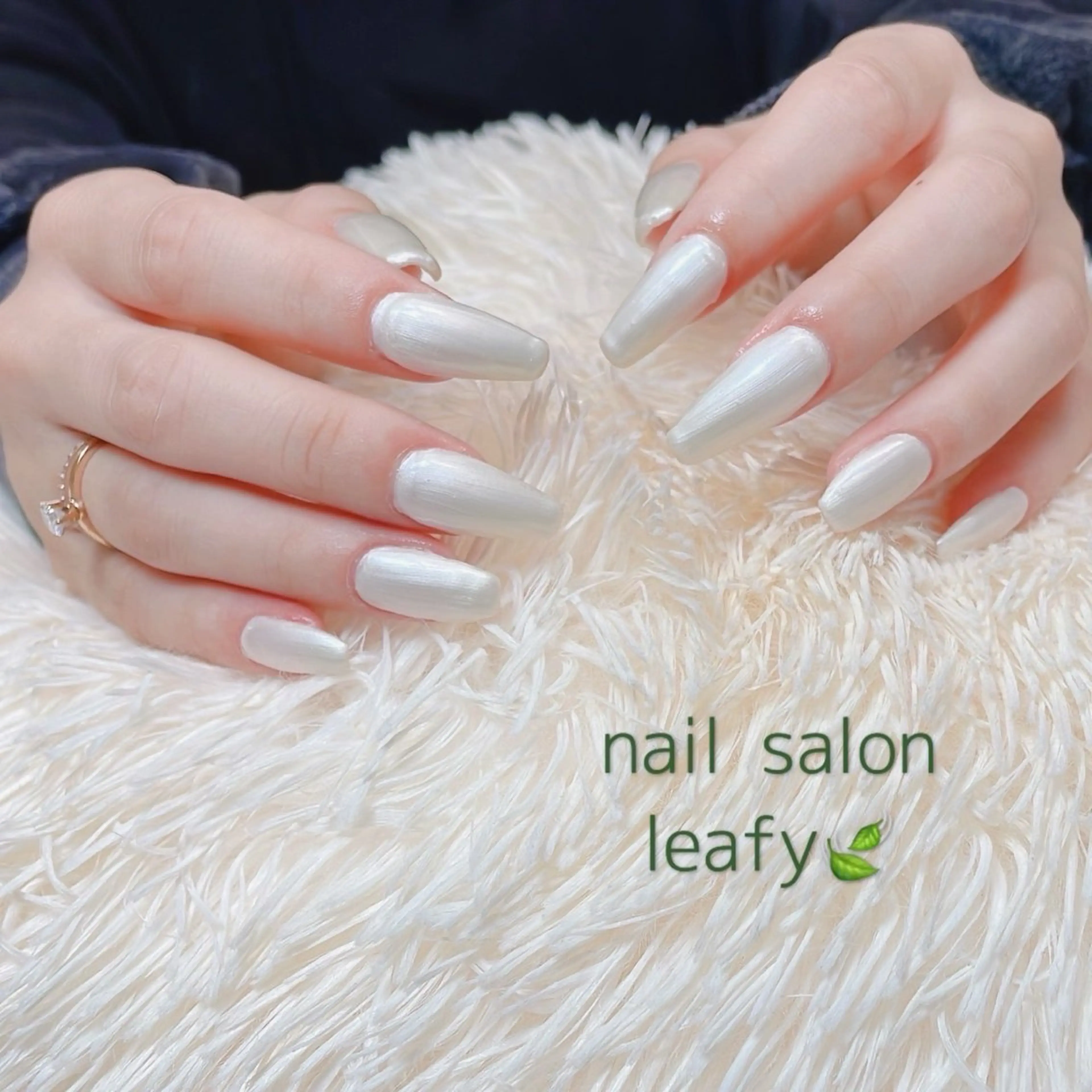 ネイル ワンカラーネイル ネイルサロン leafyのネイルデザイン