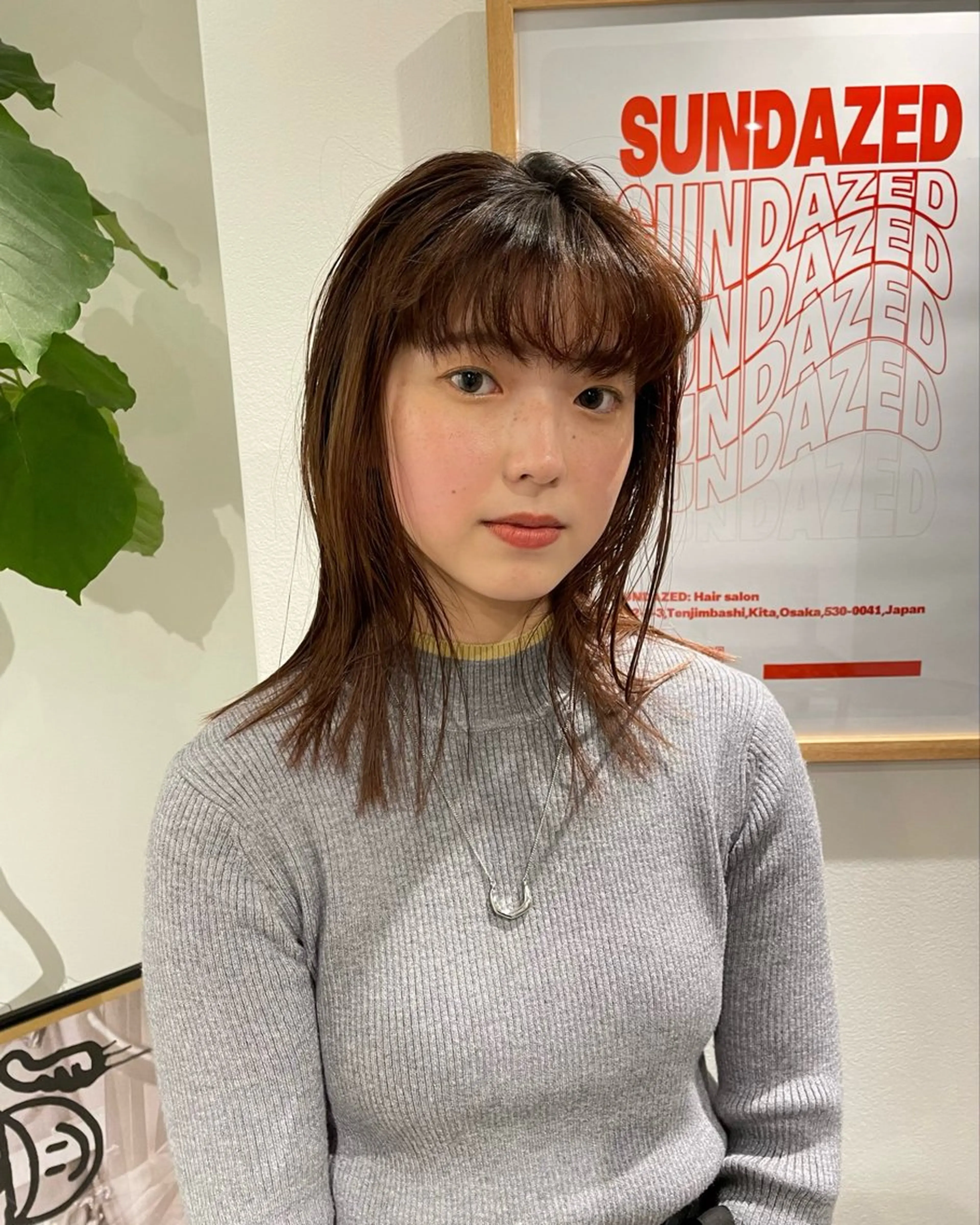 ミディアム カラー カット ヘアカラー SUNDAZED所属・悦喜 雅史のヘアスタイル