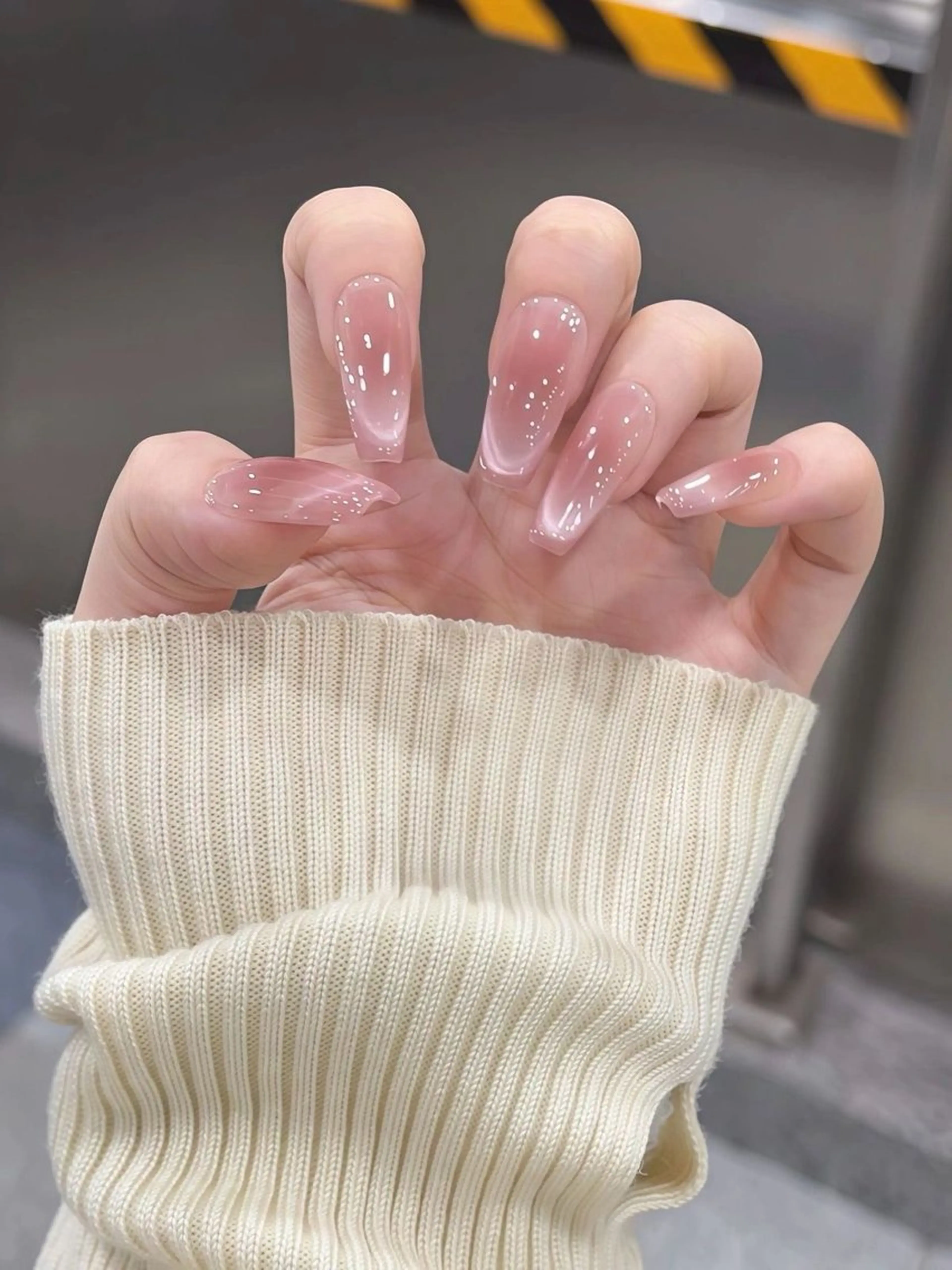 ネイル チークネイル フットネイル フレンチネイル グラデーション 韓国ネイル YUKI NAILのネイルデザイン
