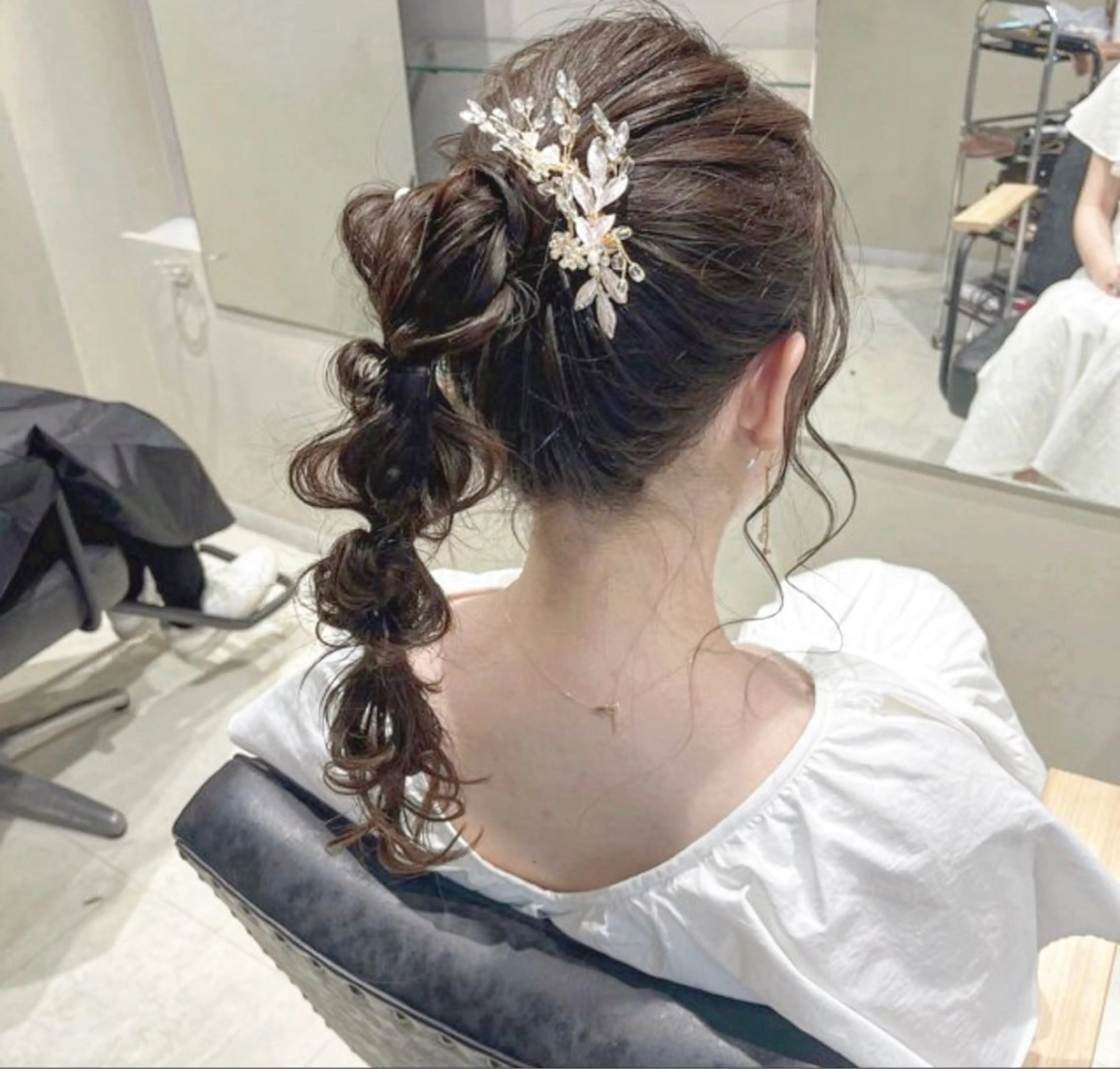 ロング ヘアアレンジ 似合わせ＋韓国カット ニシヤマ　マイのヘアスタイル