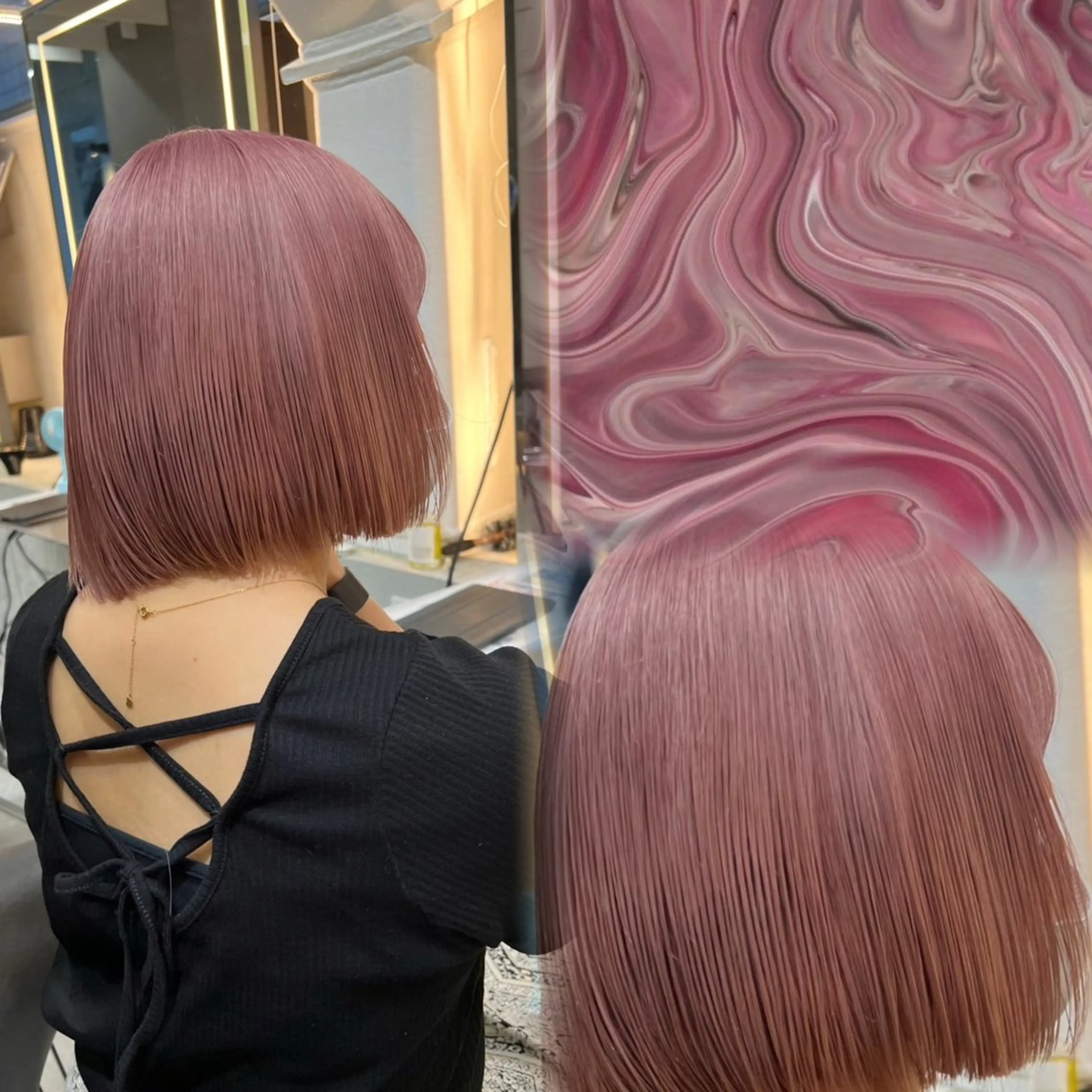 ショート カラー saki /レイヤー / 髪質改善のヘアスタイル