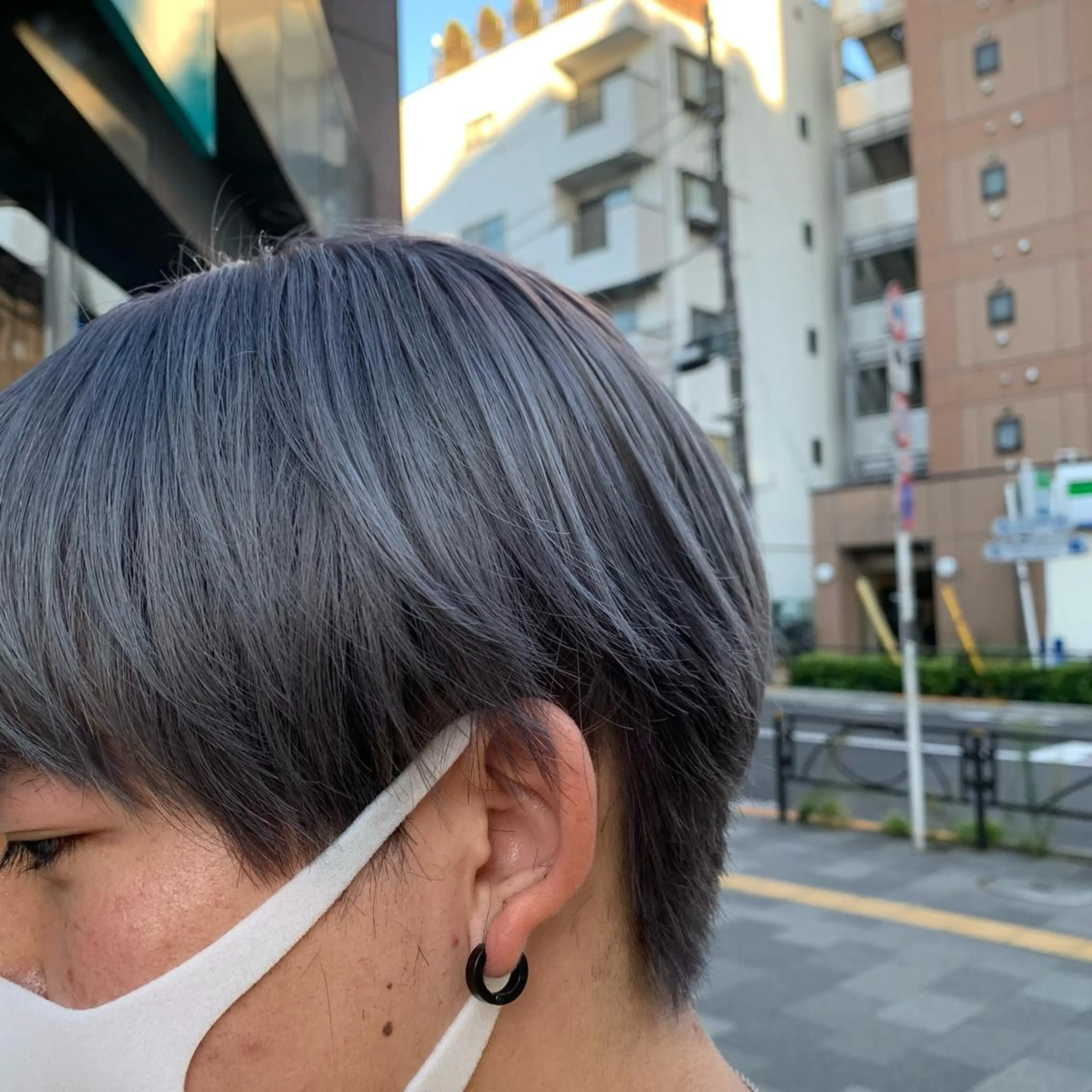 ショート カラー ヘアアレンジ メンズ 小白井 由美のヘアスタイル