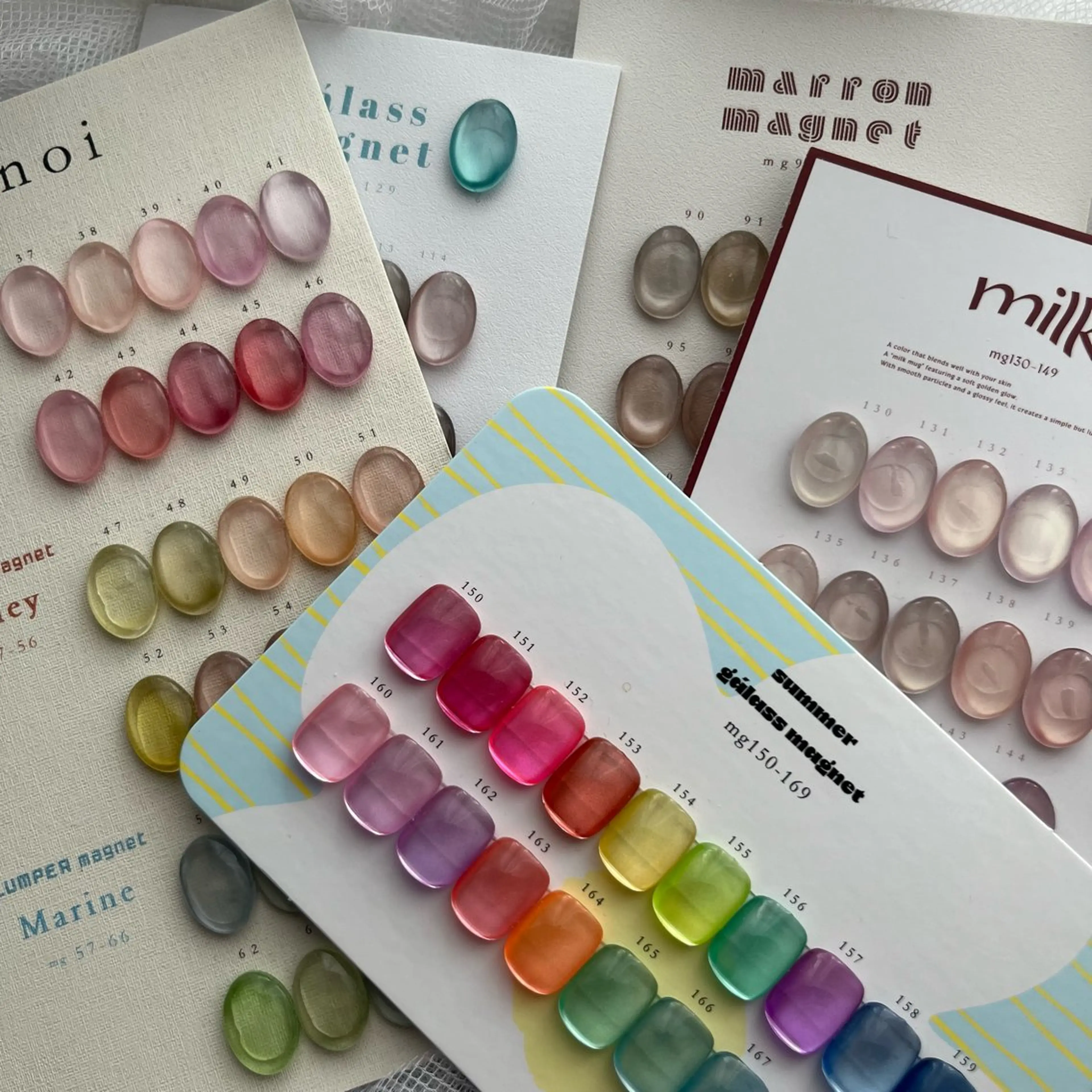 ネイル マグネットネイル ハンドネイル Nailsalon Reon.のネイルデザイン