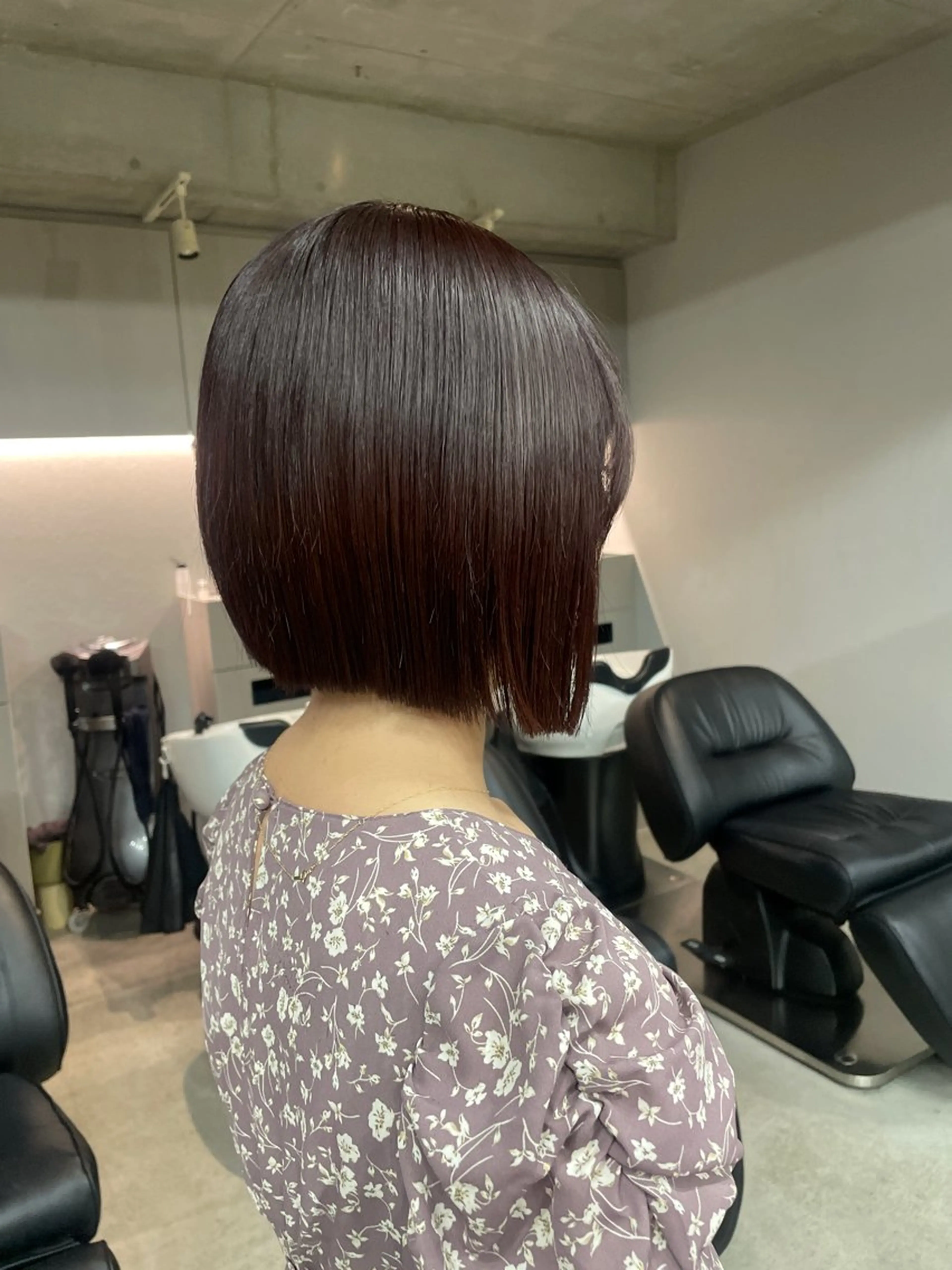 ミディアム カラー カット ヘアカラー トリートメント 表参道🌿赤み消し カラー/チナツのヘアスタイル