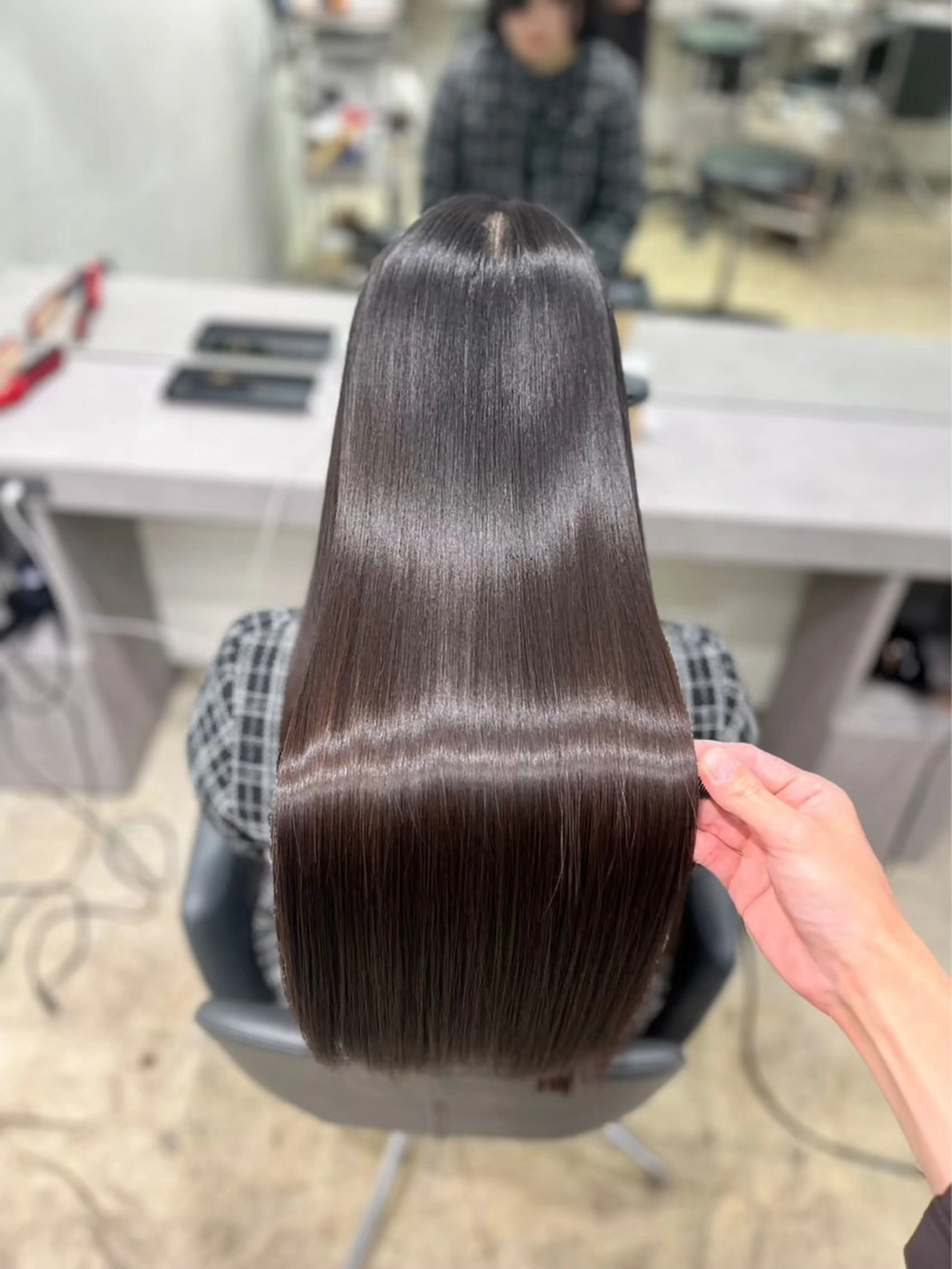 ロング 【ヤバ髪から美髪へ】 縮毛矯正特化アチワのヘアスタイル