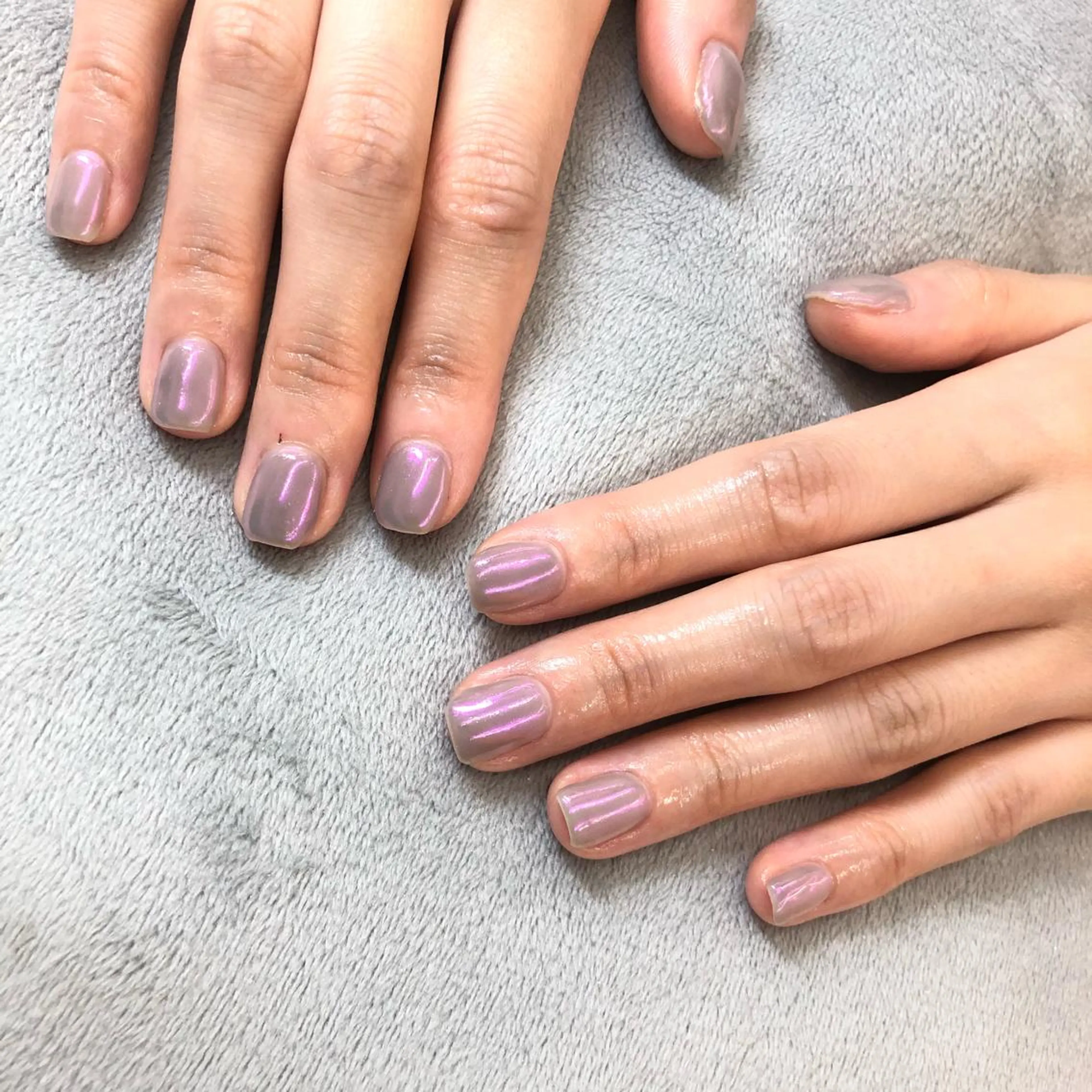 ネイル パープル ハンドネイル フットネイル 🎀AYAKO 🎀中韓ネイルのネイルデザイン