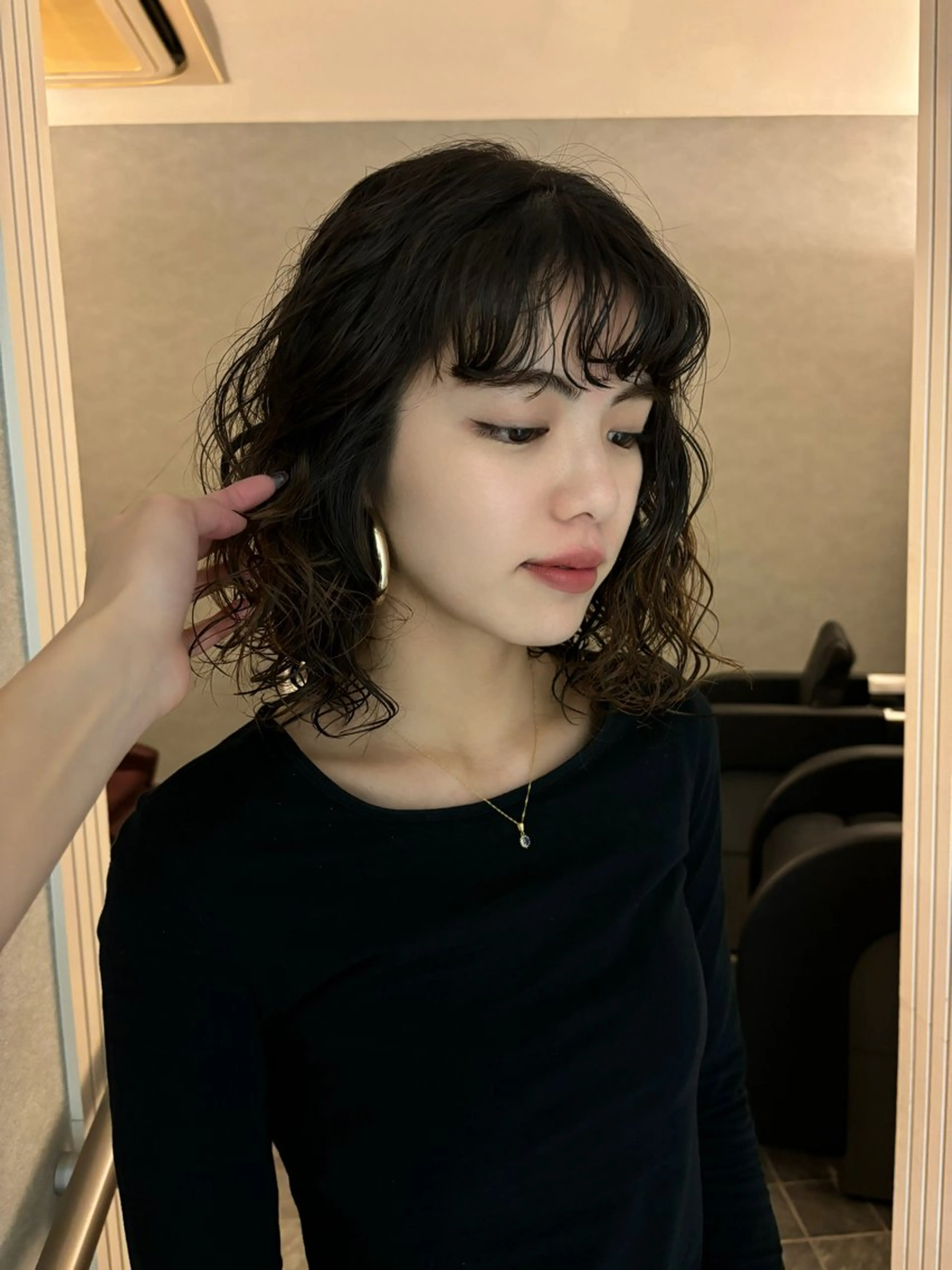 ミディアム パーマ shoko/ 海外ガール風パーマのヘアスタイル