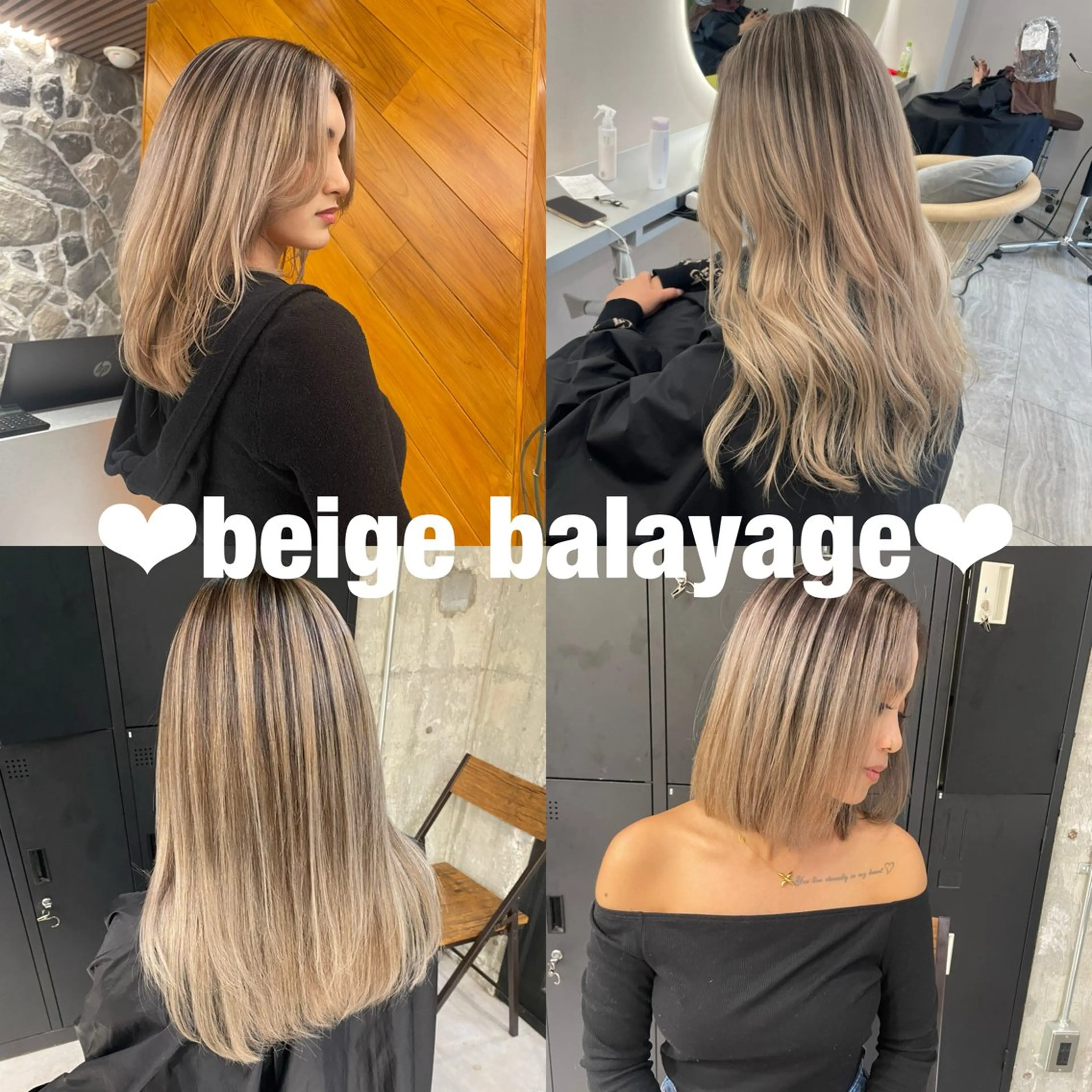 セミロング 🦋MAHO🦋 デザインカラーのヘアスタイル