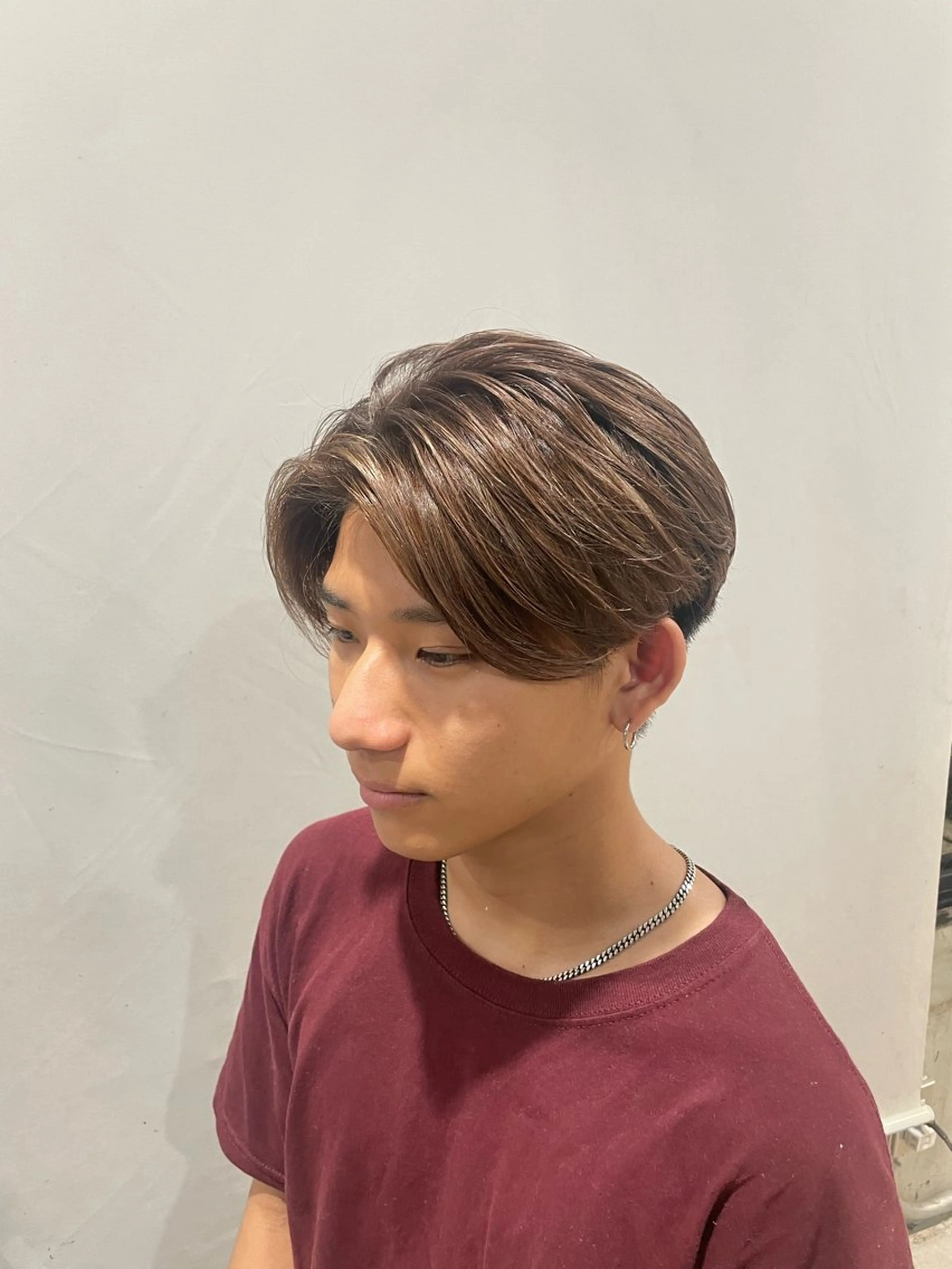 ショート カラー メンズ ヘアカラー トリートメント ヘッドスパ ヘアセット 🌿透明感/レイヤー 🌿TATSUKIのヘアスタイル