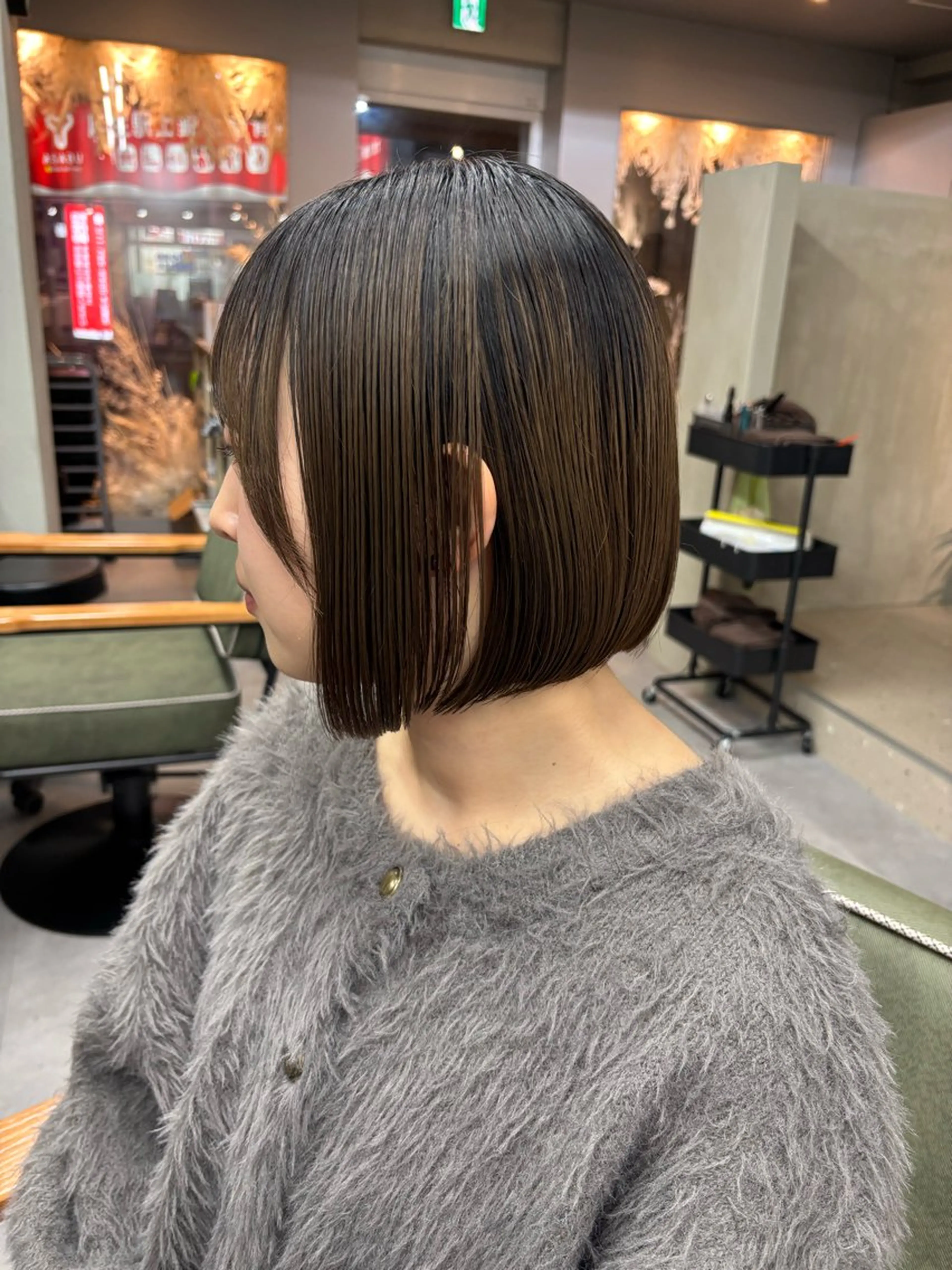 ショート カラー パーマ ボブ カット ヘアカラー トリートメント nico 麻生 やまざきれいのヘアスタイル