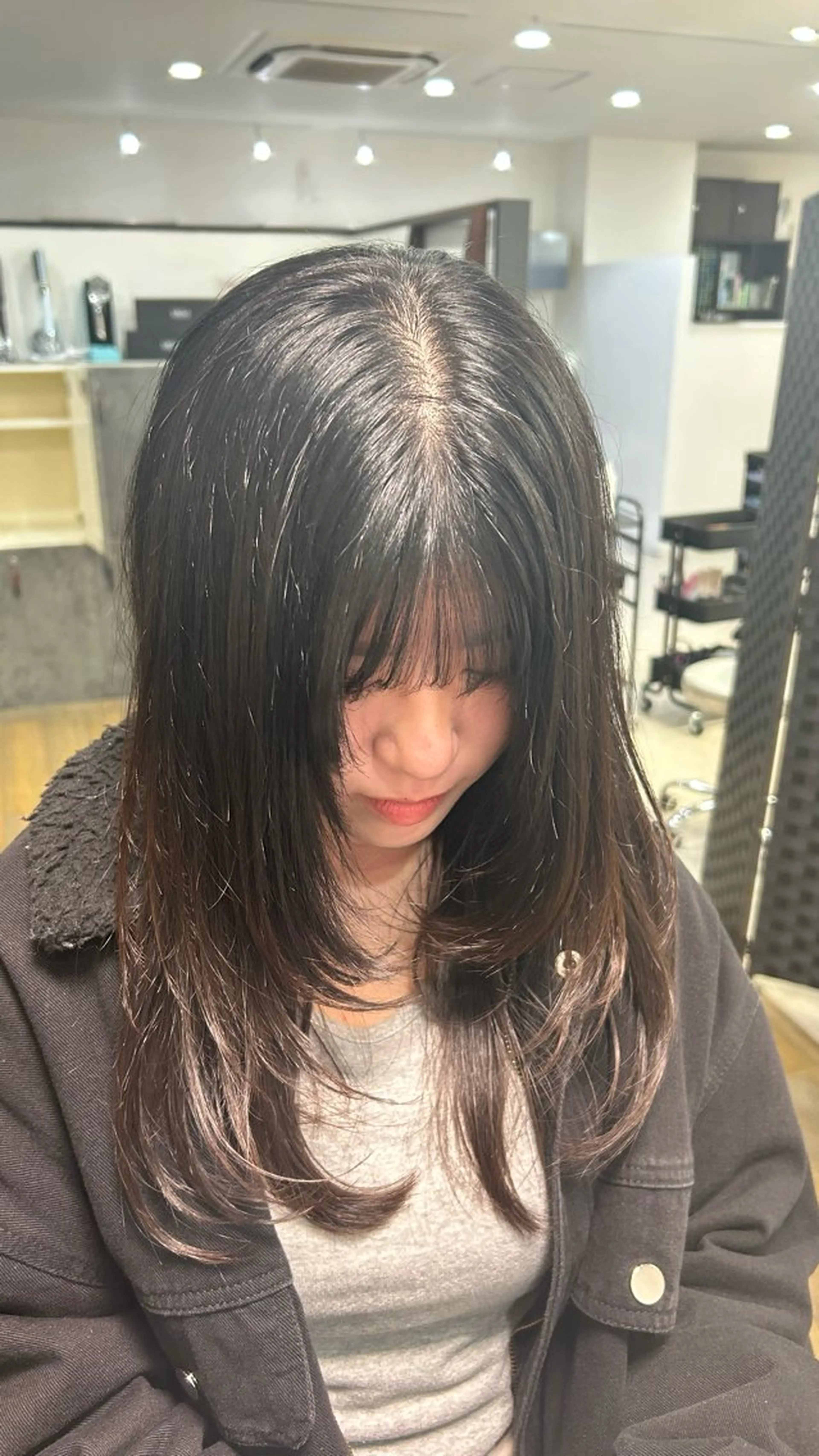 ロング レイヤーカット 🍅ハイライト/ レイヤー/mao🍅のヘアスタイル