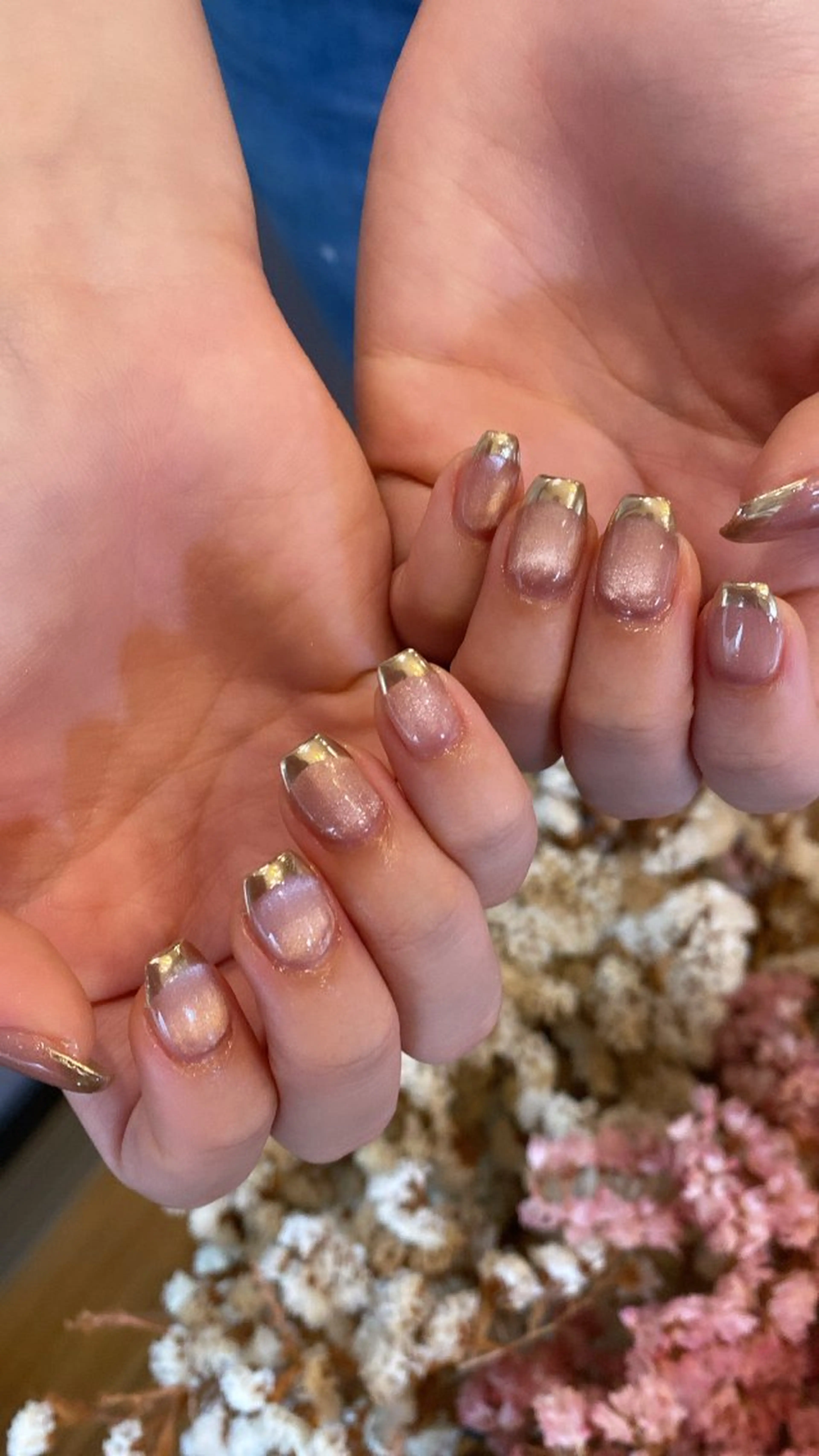 ネイル ハンドネイル crystal ⭐︎ colorのネイルデザイン