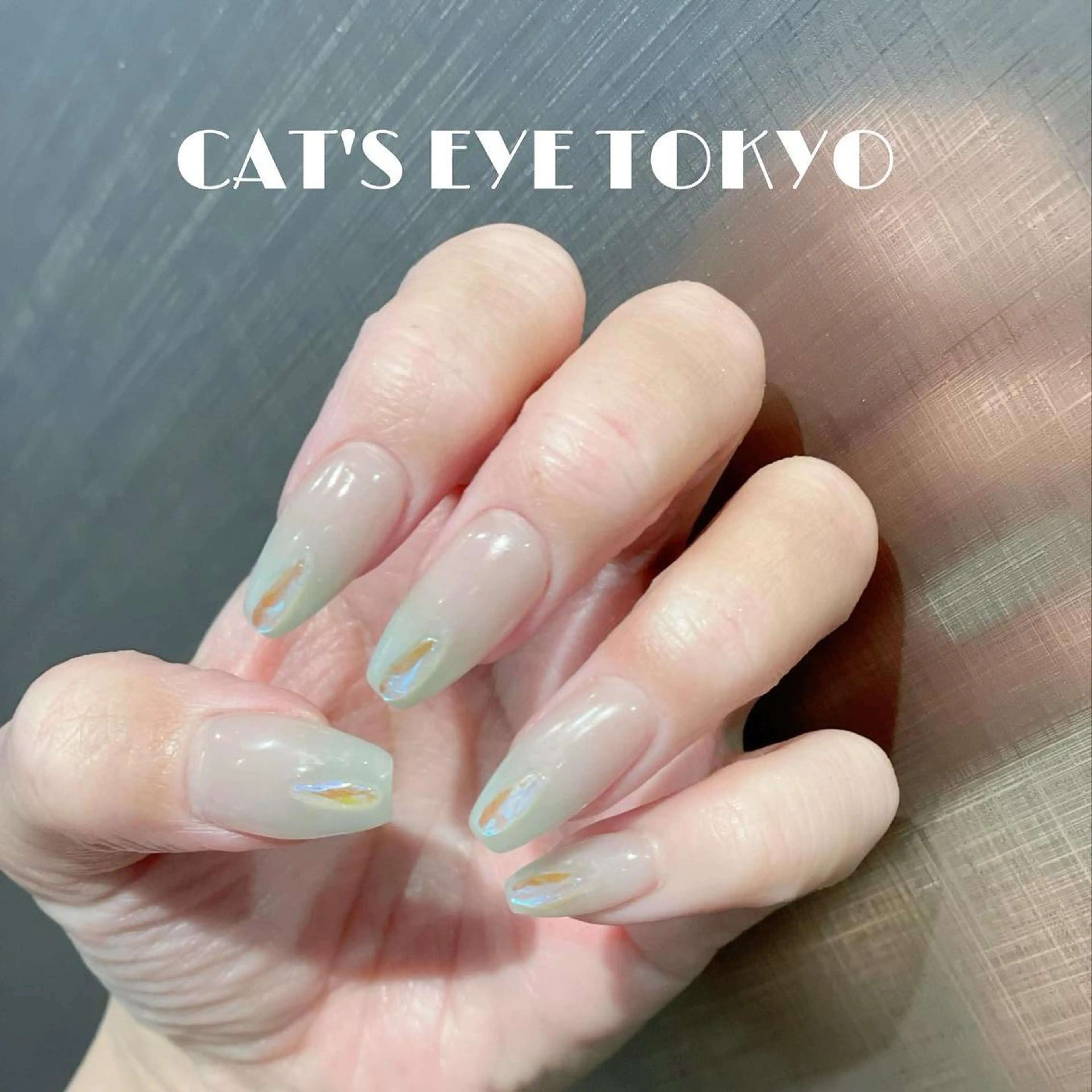 ネイル マツエク・マツパ スカルプネイル Cat's eye TOKYO 新宿店のネイルデザイン