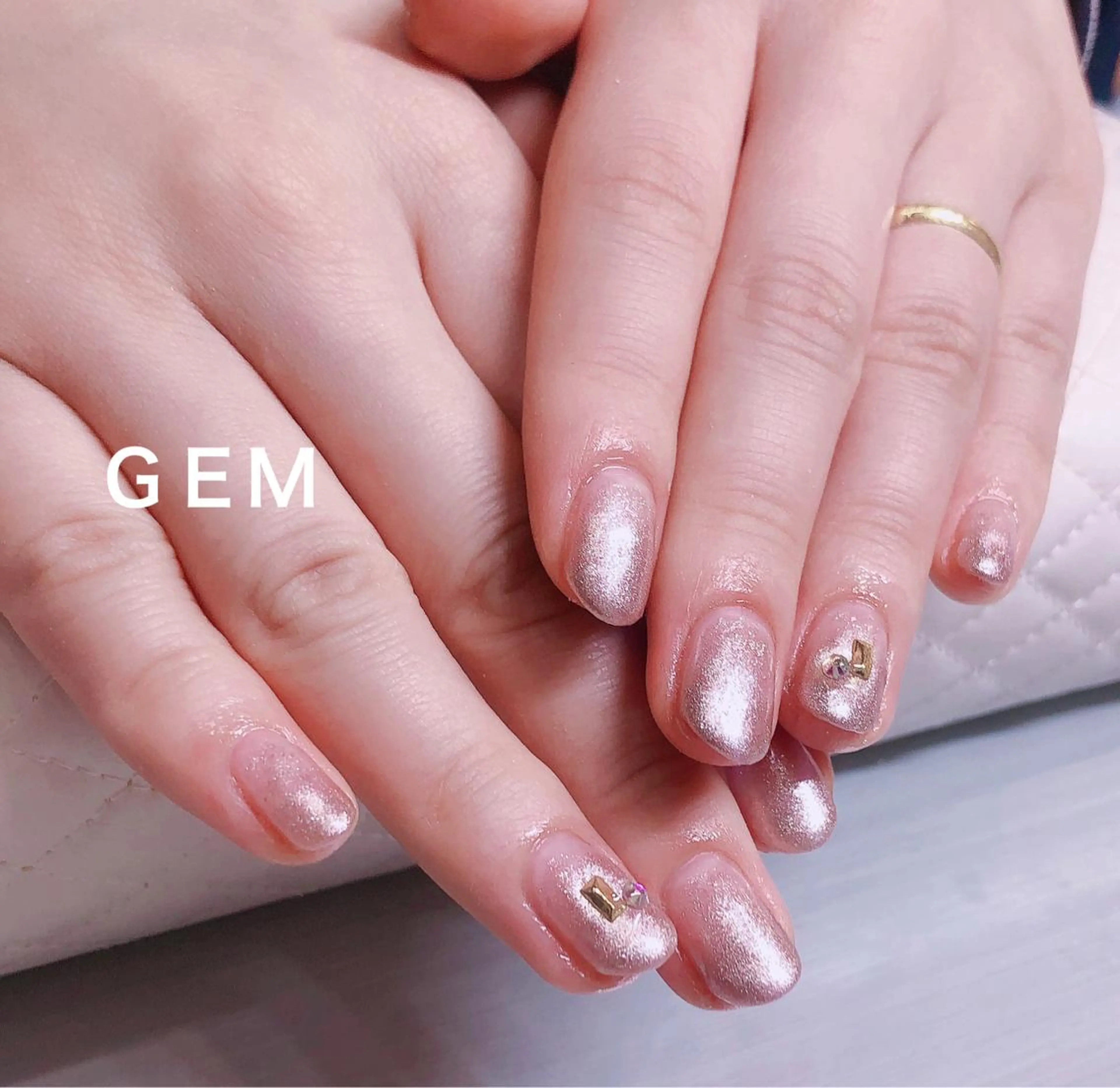 ネイル シンプルネイル GEM beautyのマツエク・マツパデザイン