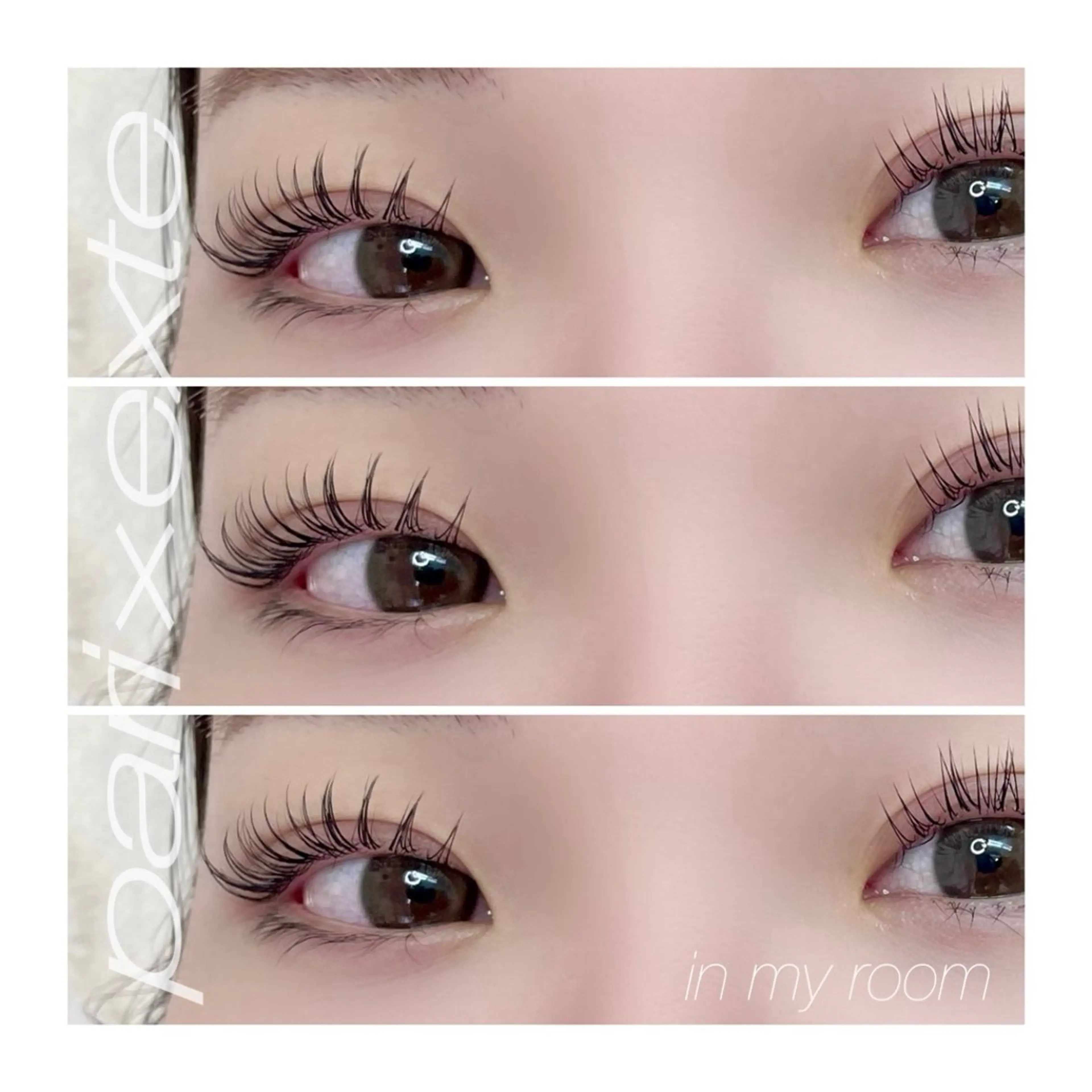 マツエク・マツパ マツエク ☽𝘀𝗵𝗶 𝘀𝗵𝗶☽のマツエク・マツパデザイン