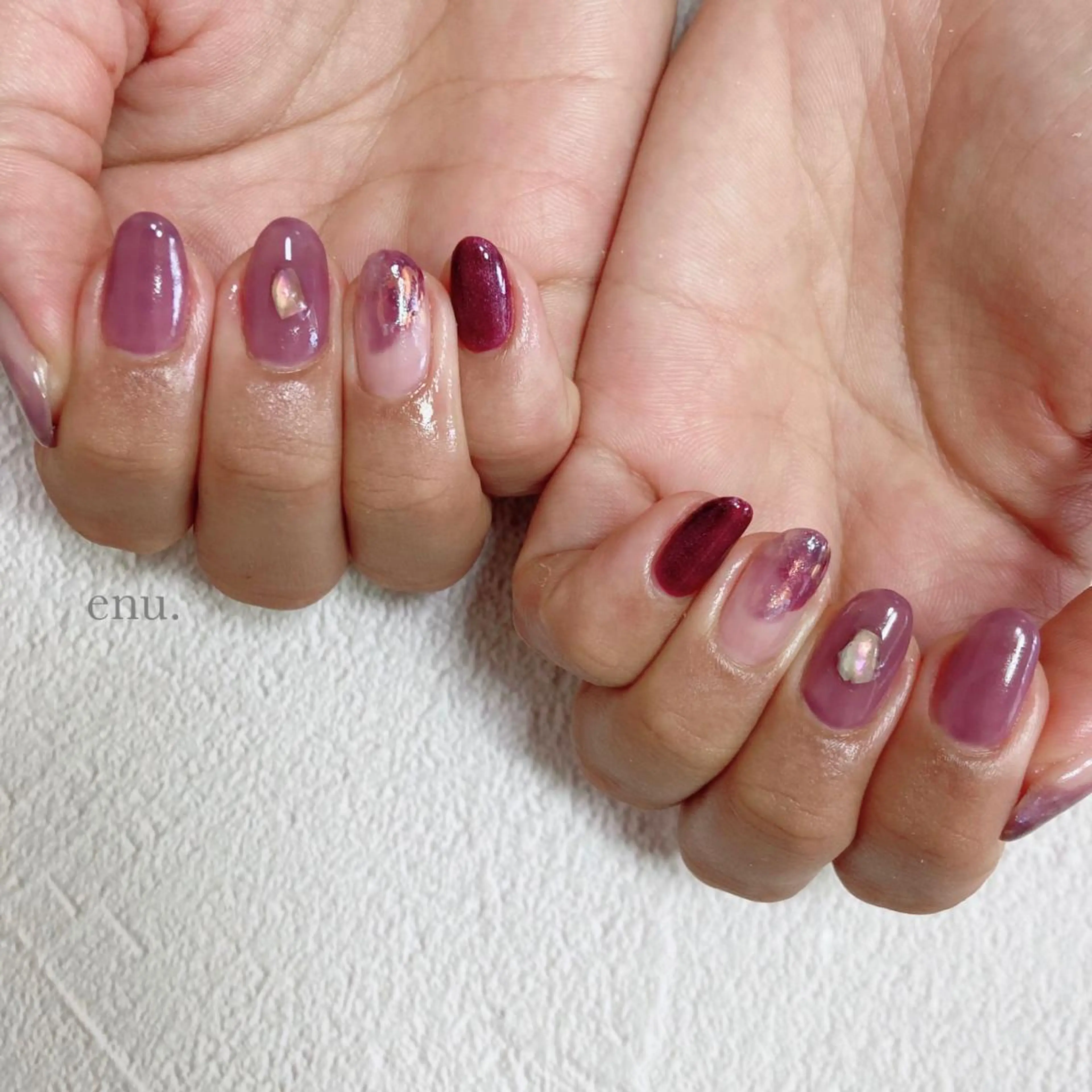 ネイル ハンドネイル enu. nanakoのネイルデザイン