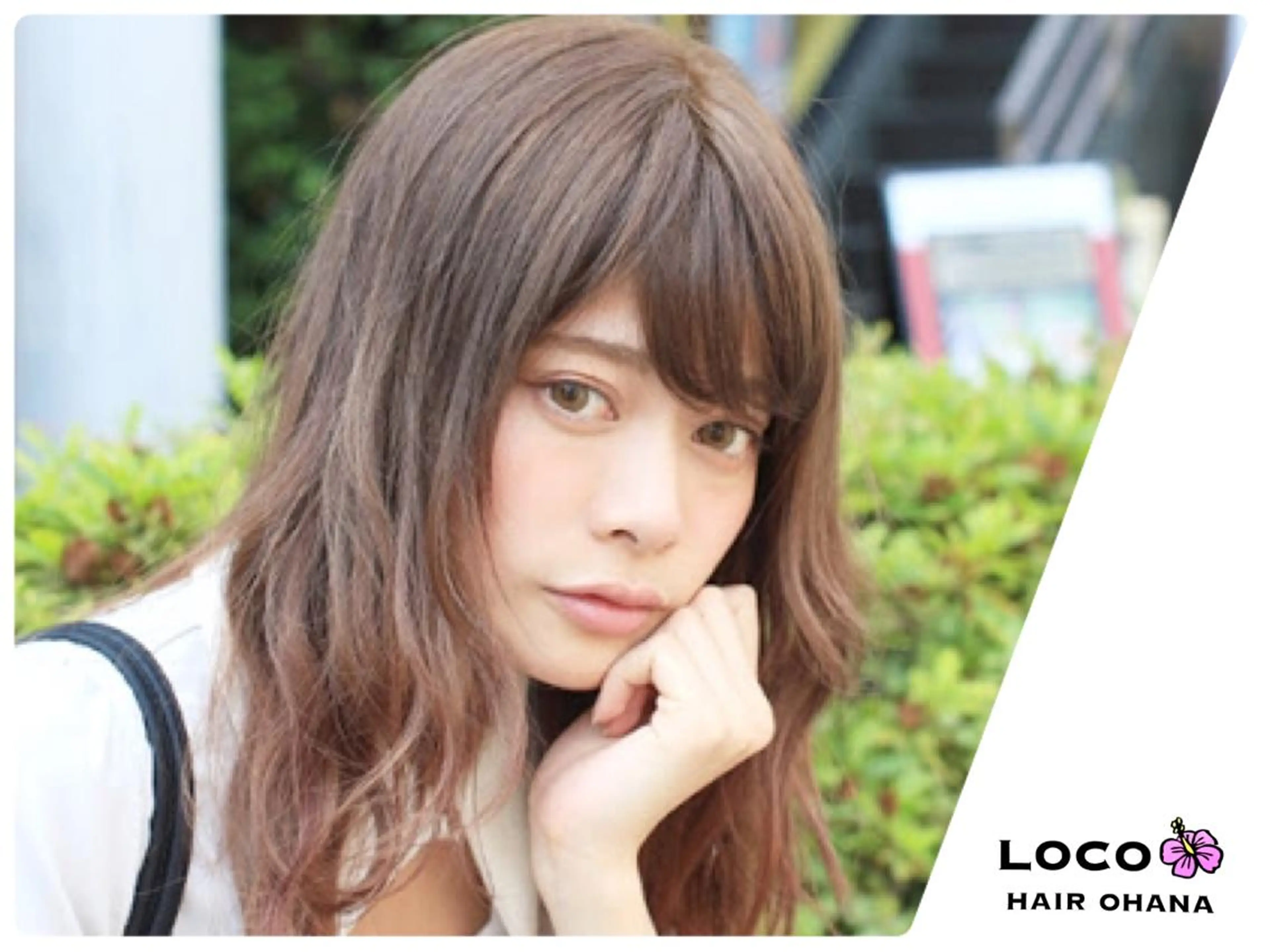 ロング カラー 榎本 稔久のヘアスタイル