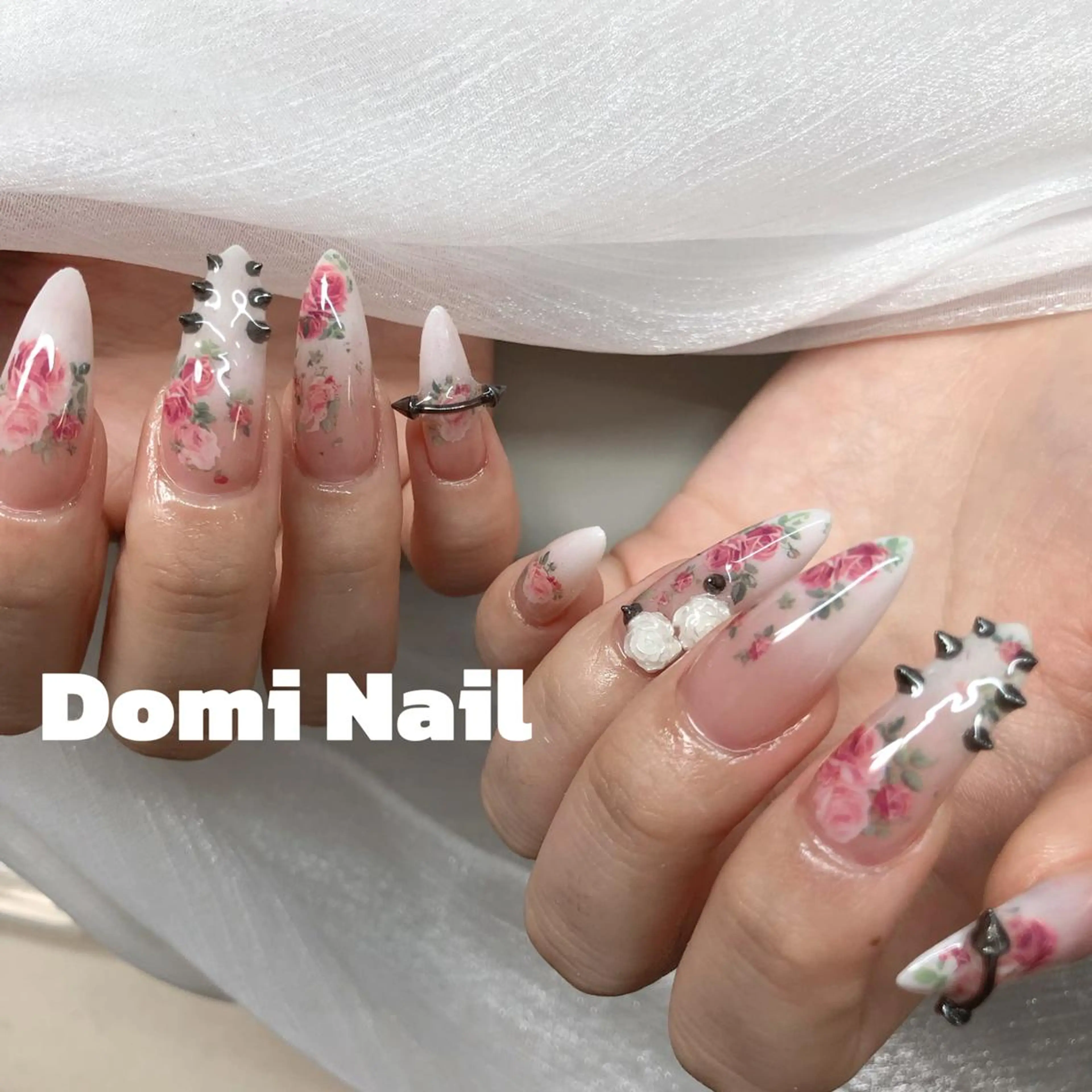 ネイル 持ち込み ネイルチップ ハンドネイル Domi Nail Salonのネイルデザイン