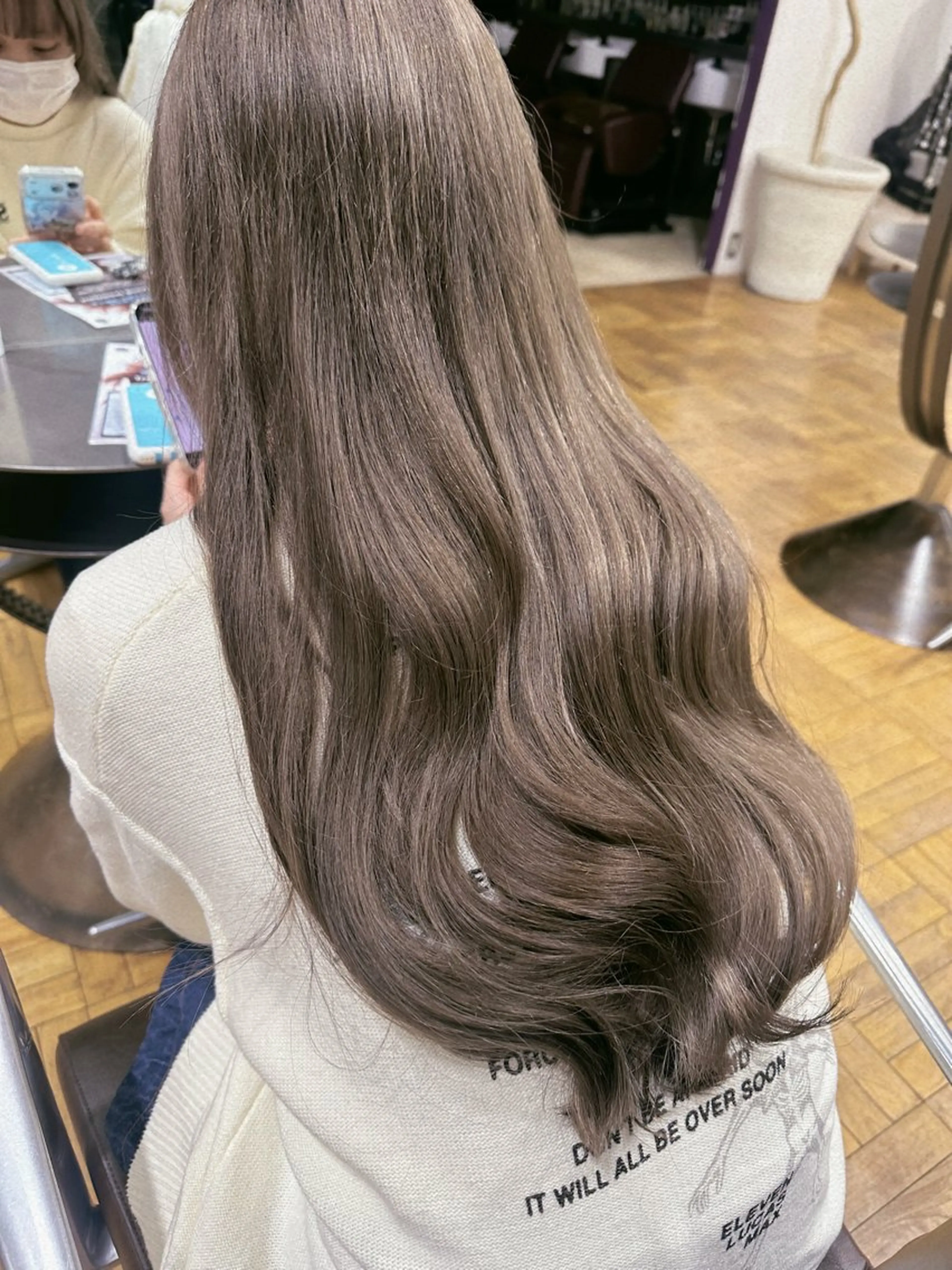 ロング カラー カット ヘアカラー トリートメント レイヤー／ボブ ／るかのヘアスタイル