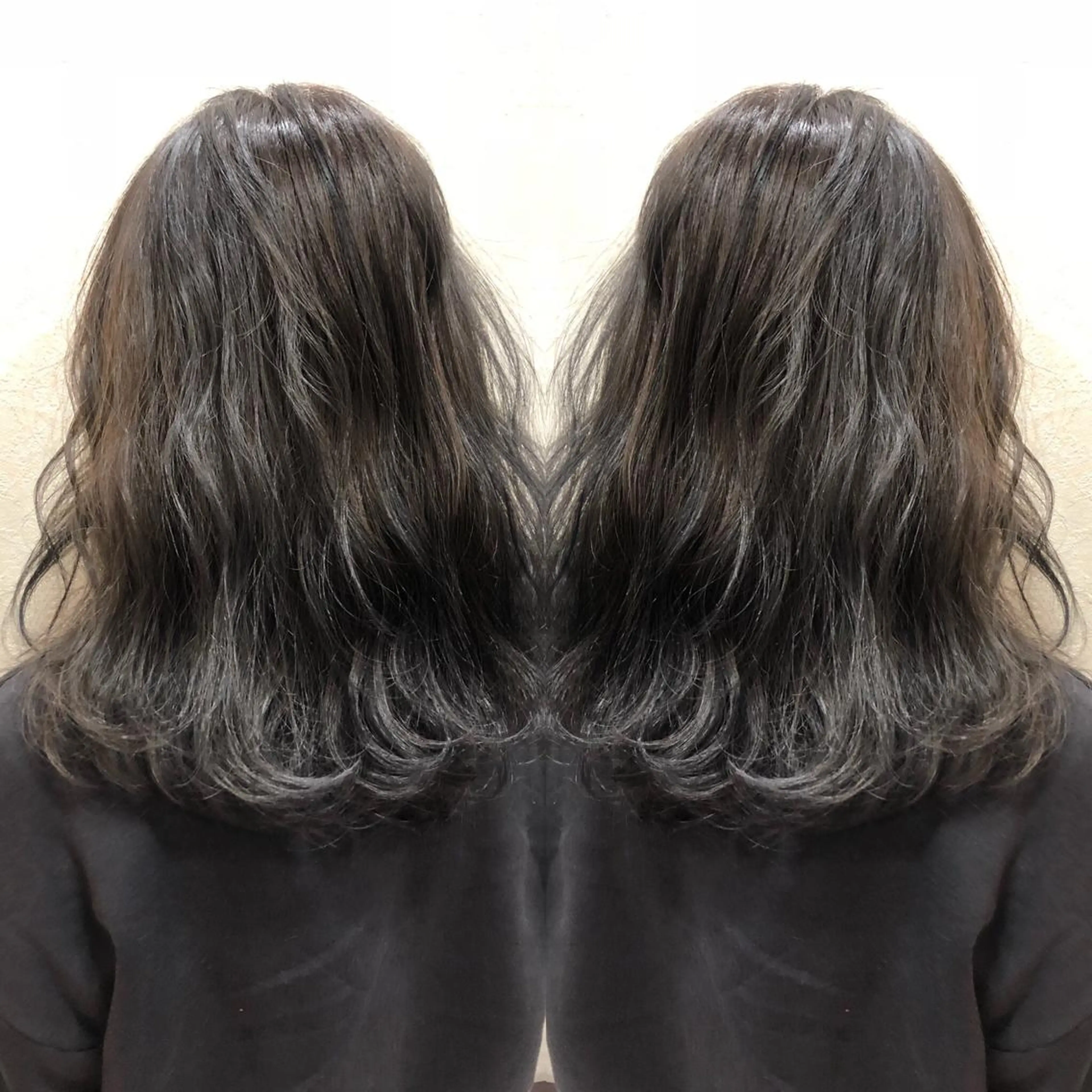 ミディアム カラー ヘアカラー トリートメント ♡美髪•艶髪♡砂川 なつきのヘアスタイル