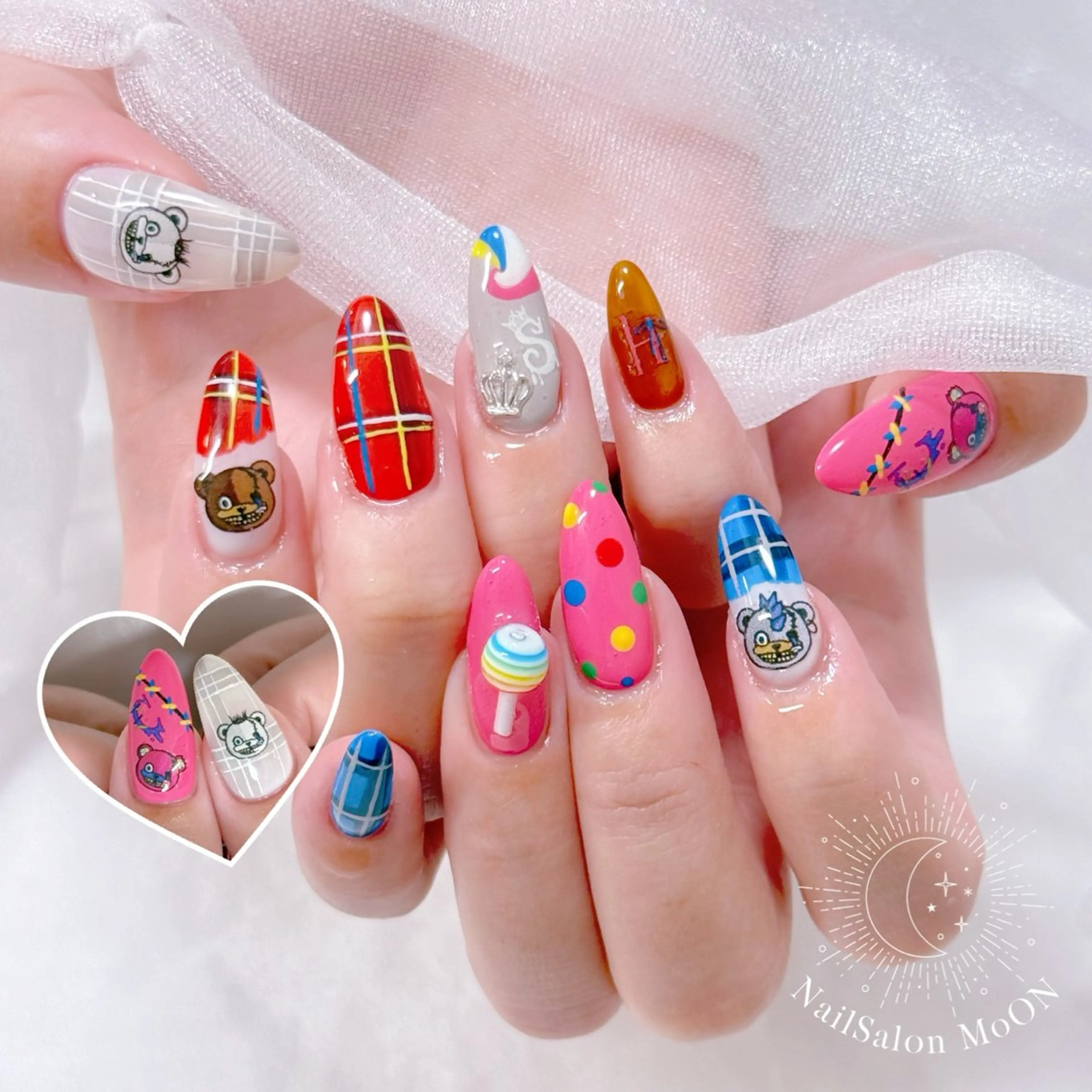 ネイル 持ち込み ハンドネイル ハンドケア MoON...❤︎ MeGuのネイルデザイン