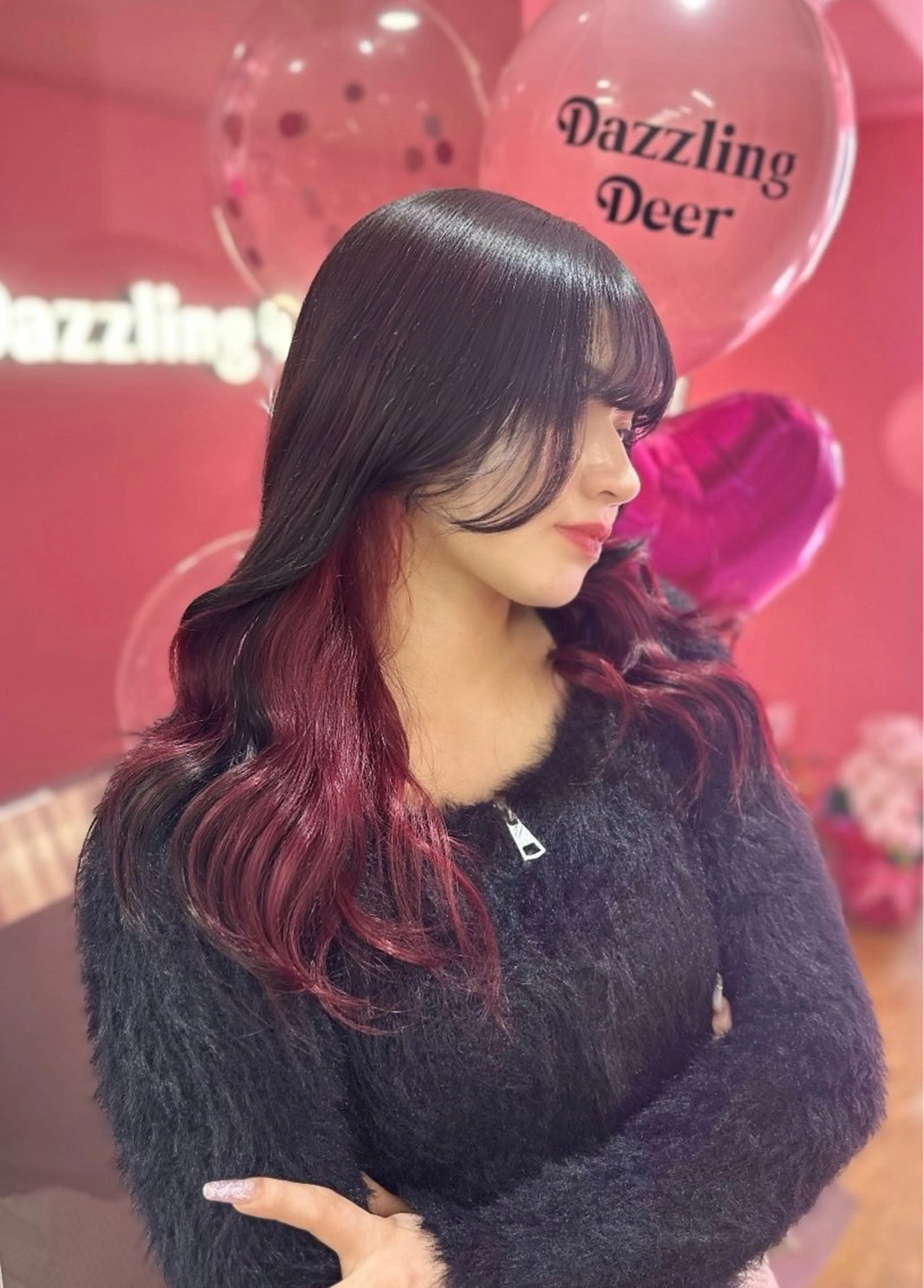 セミロング ヘアカラー トリートメント sara/名古屋 ／ハイトーンのヘアスタイル