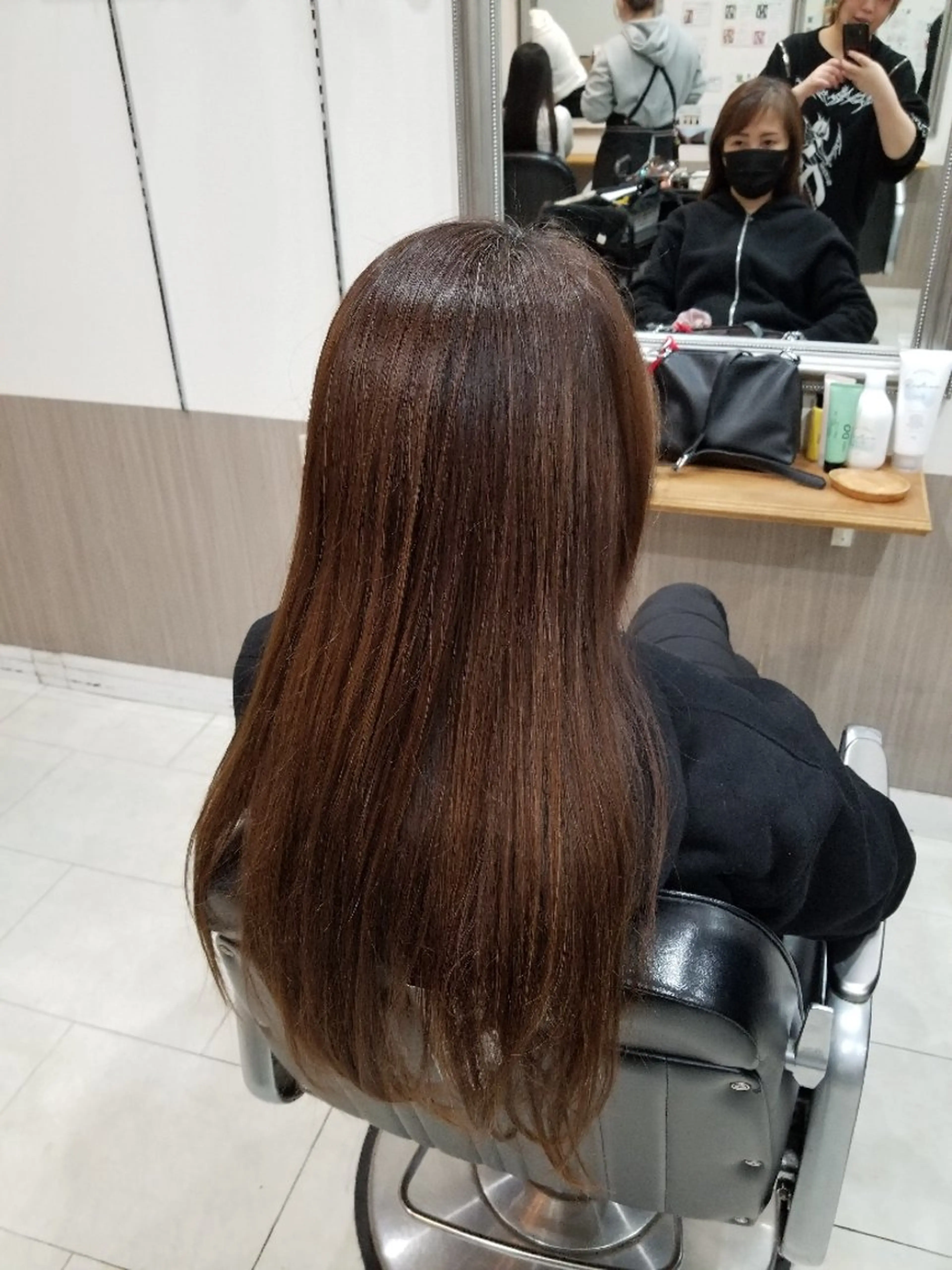 カラー ヘアカラー 暖色🍎透明感カラー 🩵小林かりんのヘアスタイル