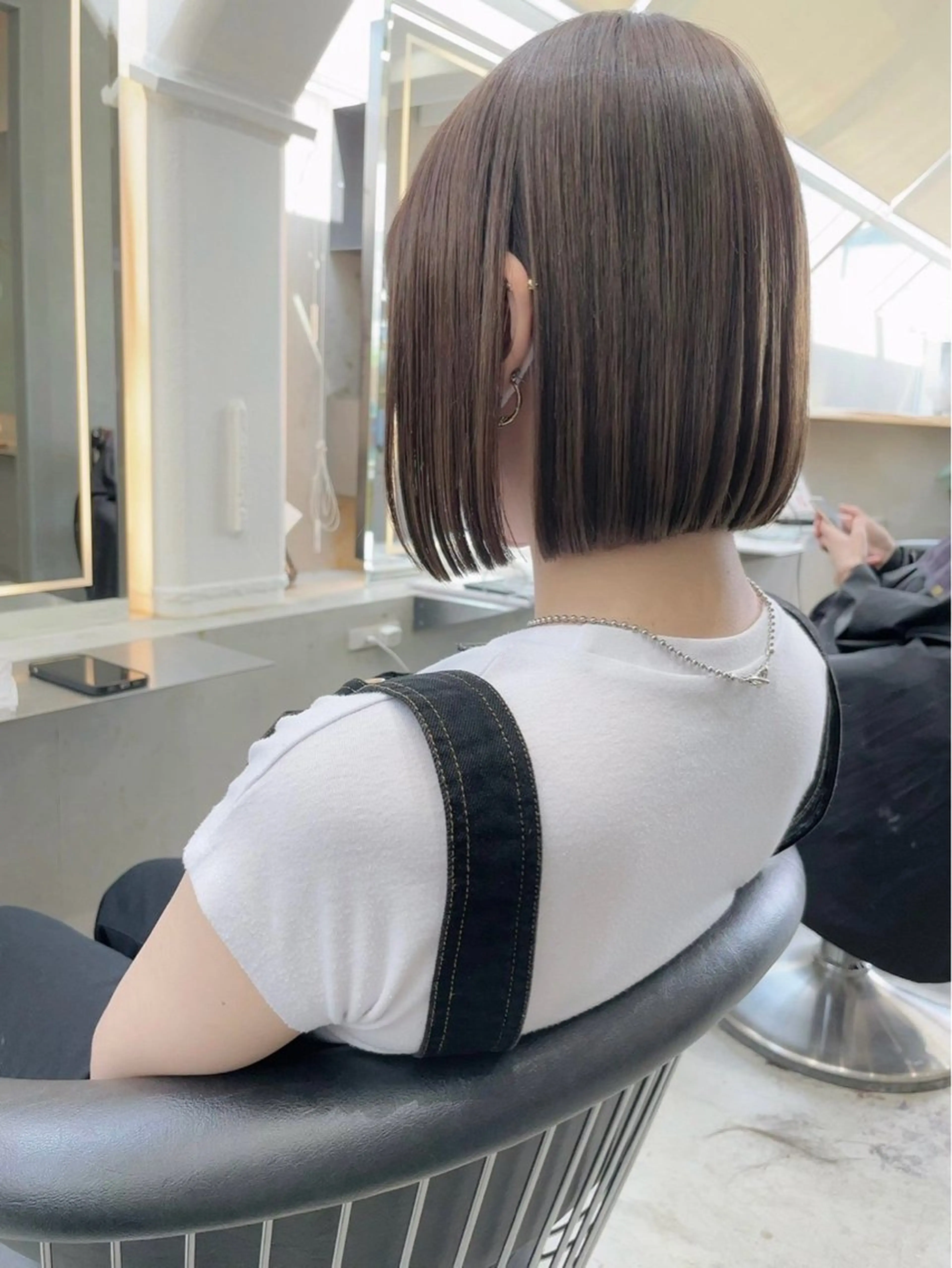 ショート カラー 木元 瑛✂︎ボブのヘアスタイル
