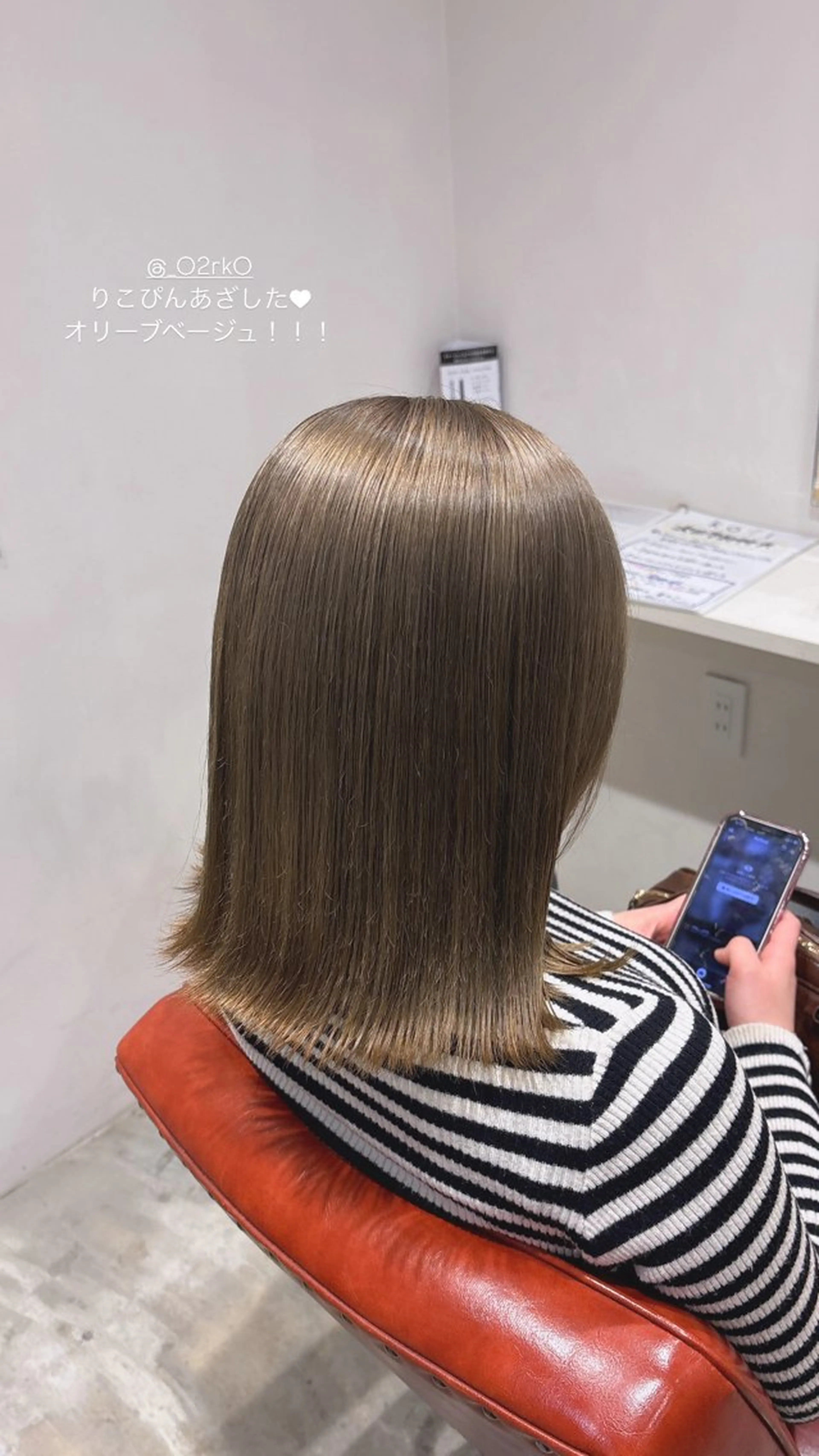 ダブルカラー＋プラチナトリートメント ¥18,000-の写真