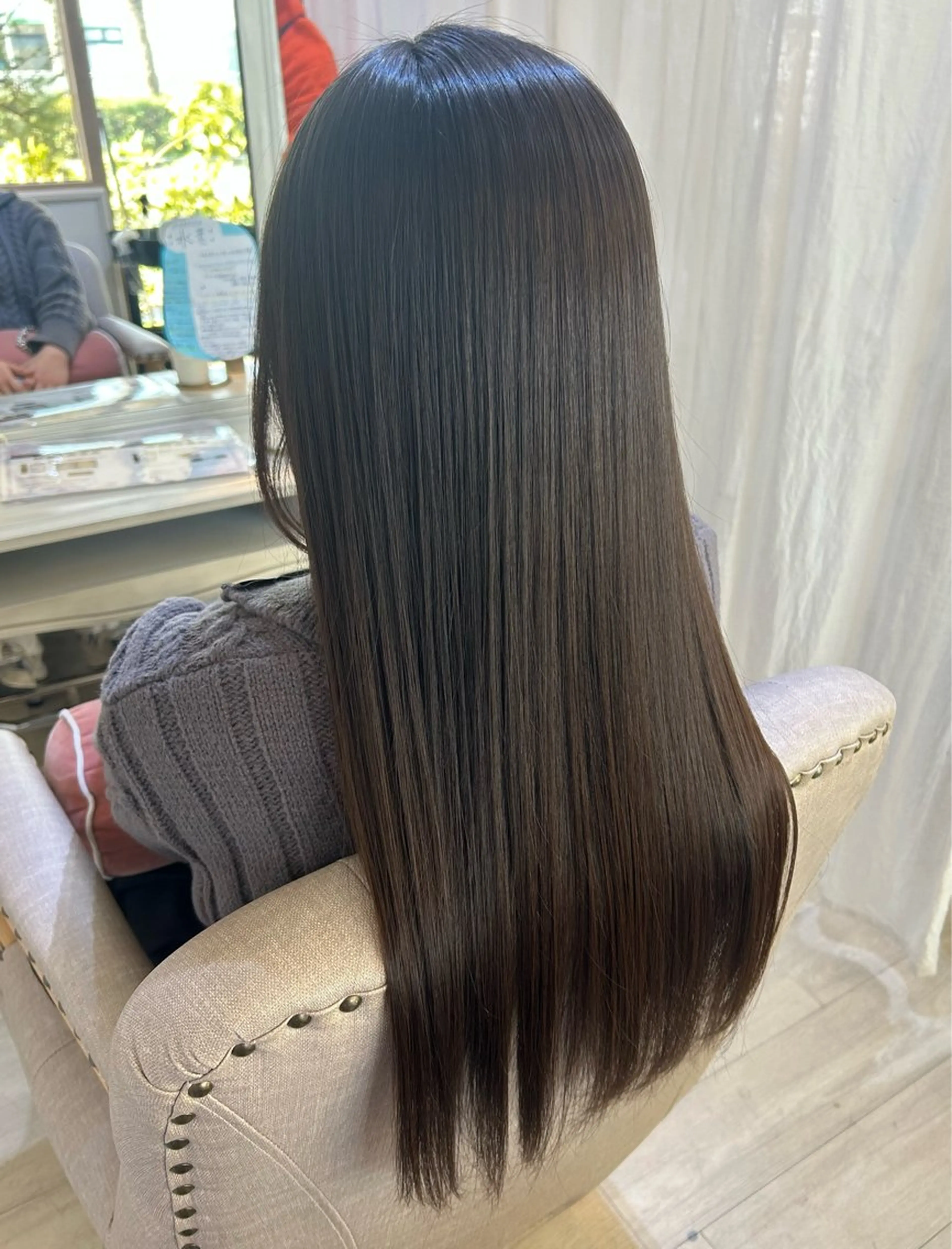 ロング 縮毛矯正 トリートメント 縮毛矯正 トリートメント amiu 森本千晴のヘアスタイル