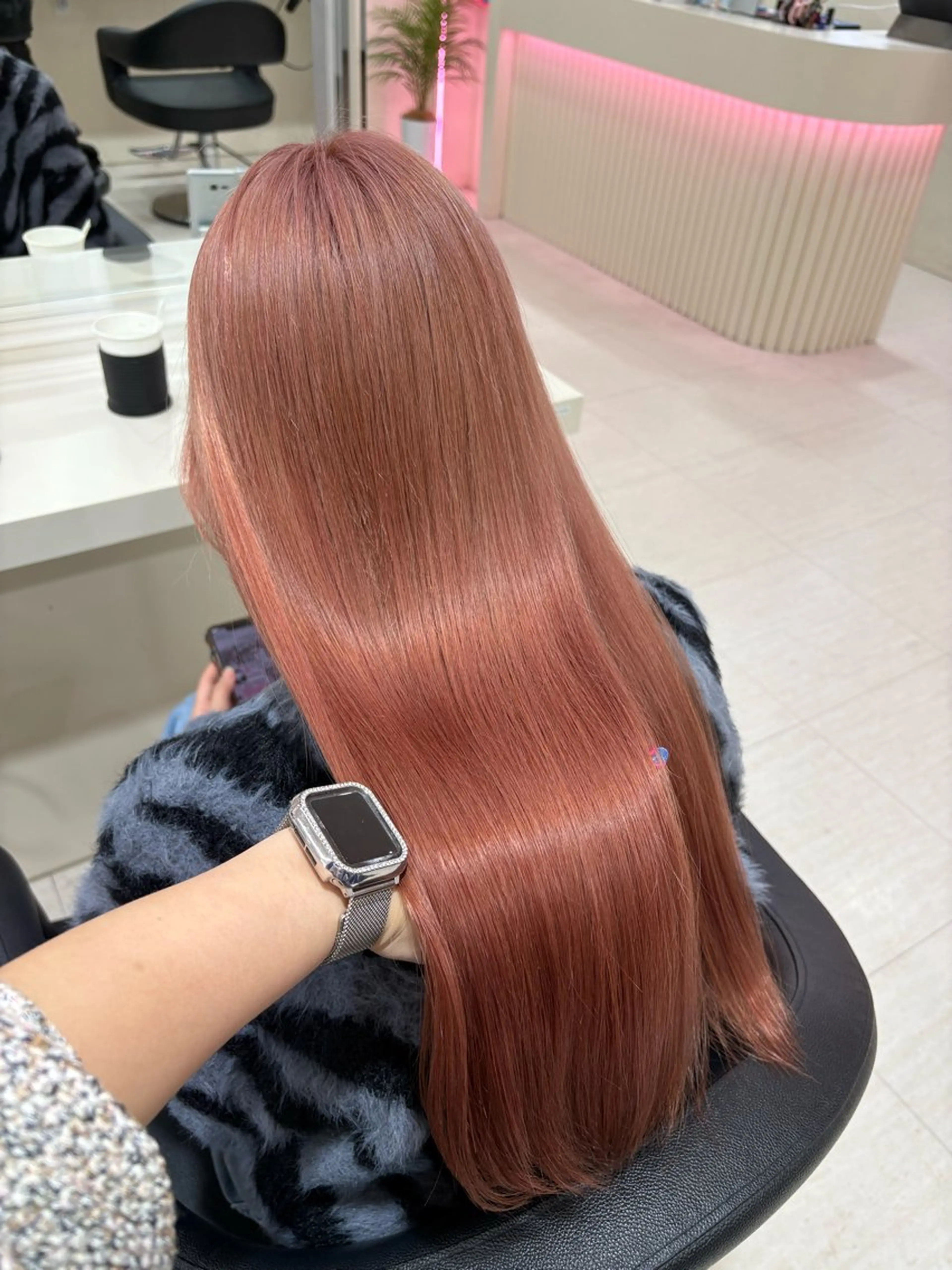 ロング カラー ヘアアレンジ ヘアカラー 💟RINNA 艶カラー💟のヘアスタイル