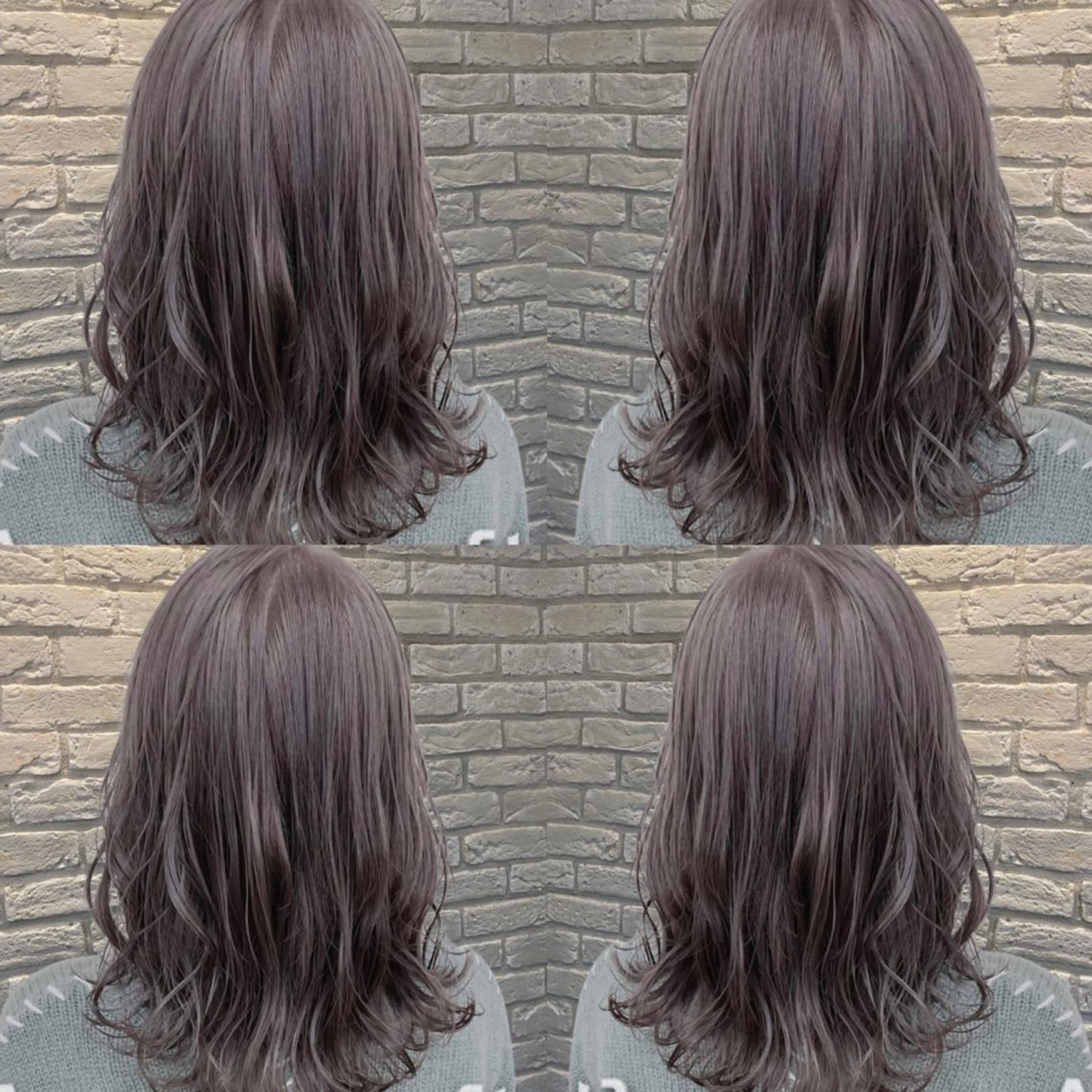 ミディアム カット ヘアカラー ココロ☀️ CLUTCH天王寺店のヘアスタイル