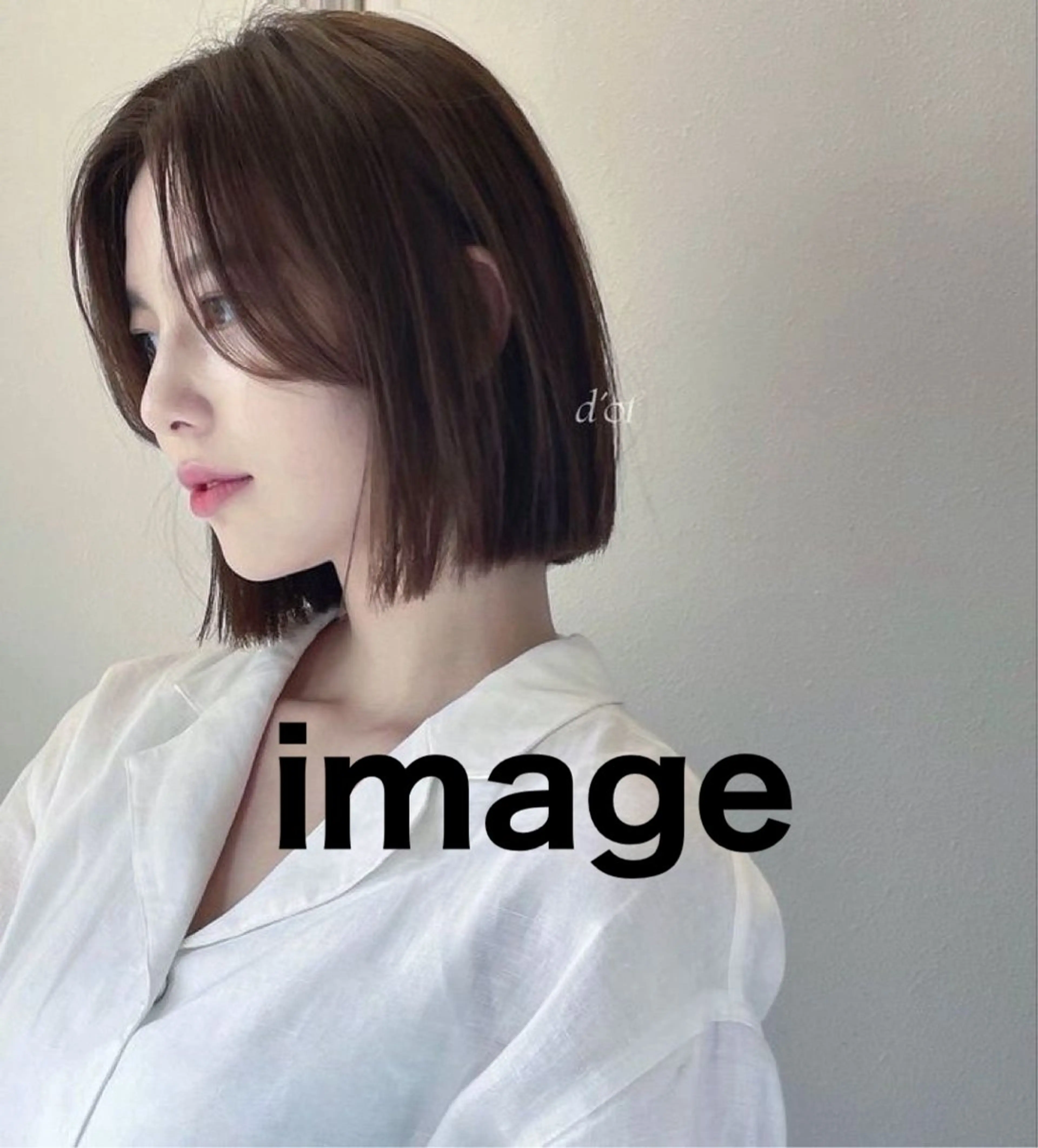 ミディアム ボブレイヤー ボブ レイヤーカット 岡安優太 顔まわり似合せが得意のヘアスタイル