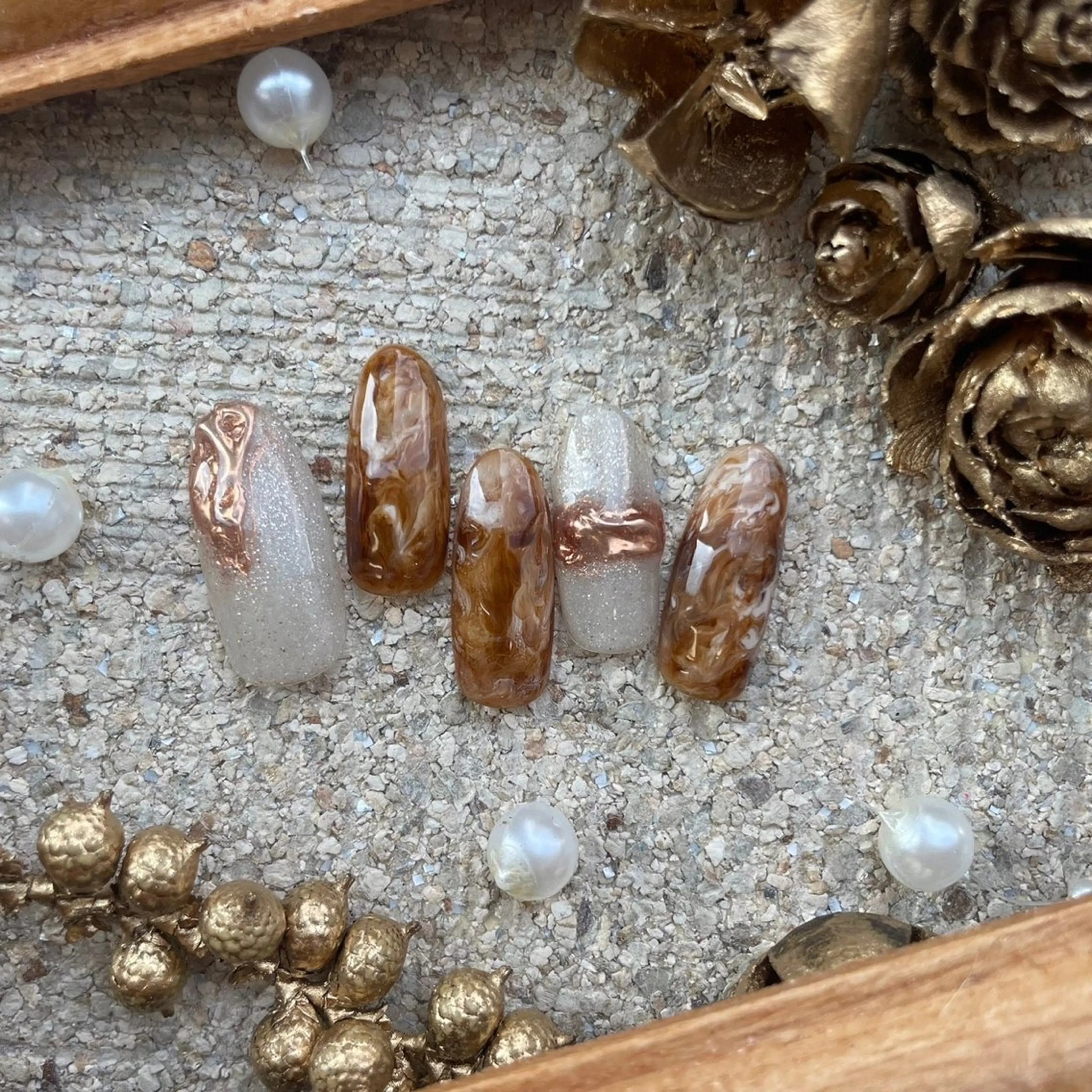 ネイル アートネイル ネイルチップ ⭐︎休業中の練習⭐︎ JNA認定講師髙橋のネイルデザイン