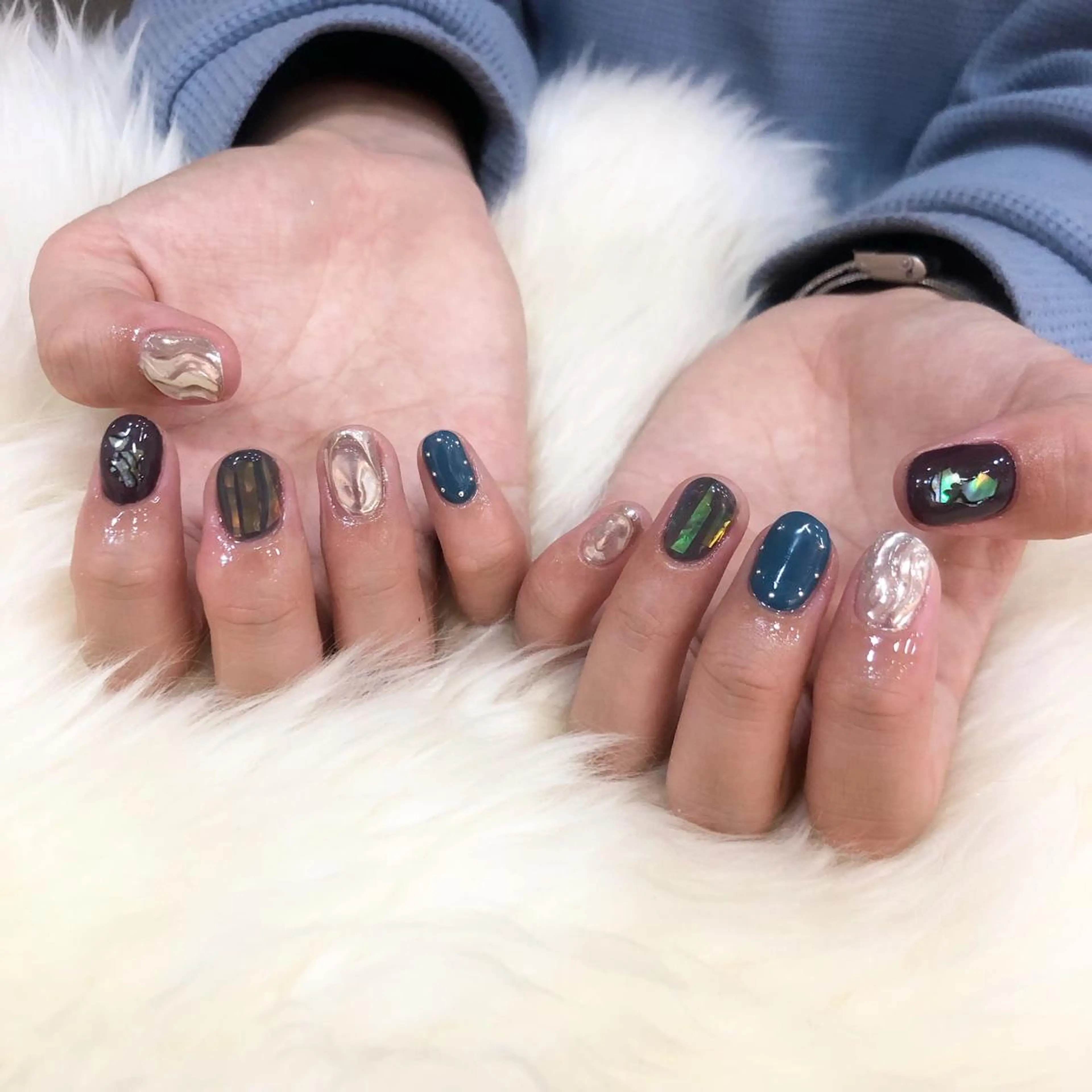 ネイル ニュアンスネイル ハンドネイル ëmma nail_ by chulaのネイルデザイン