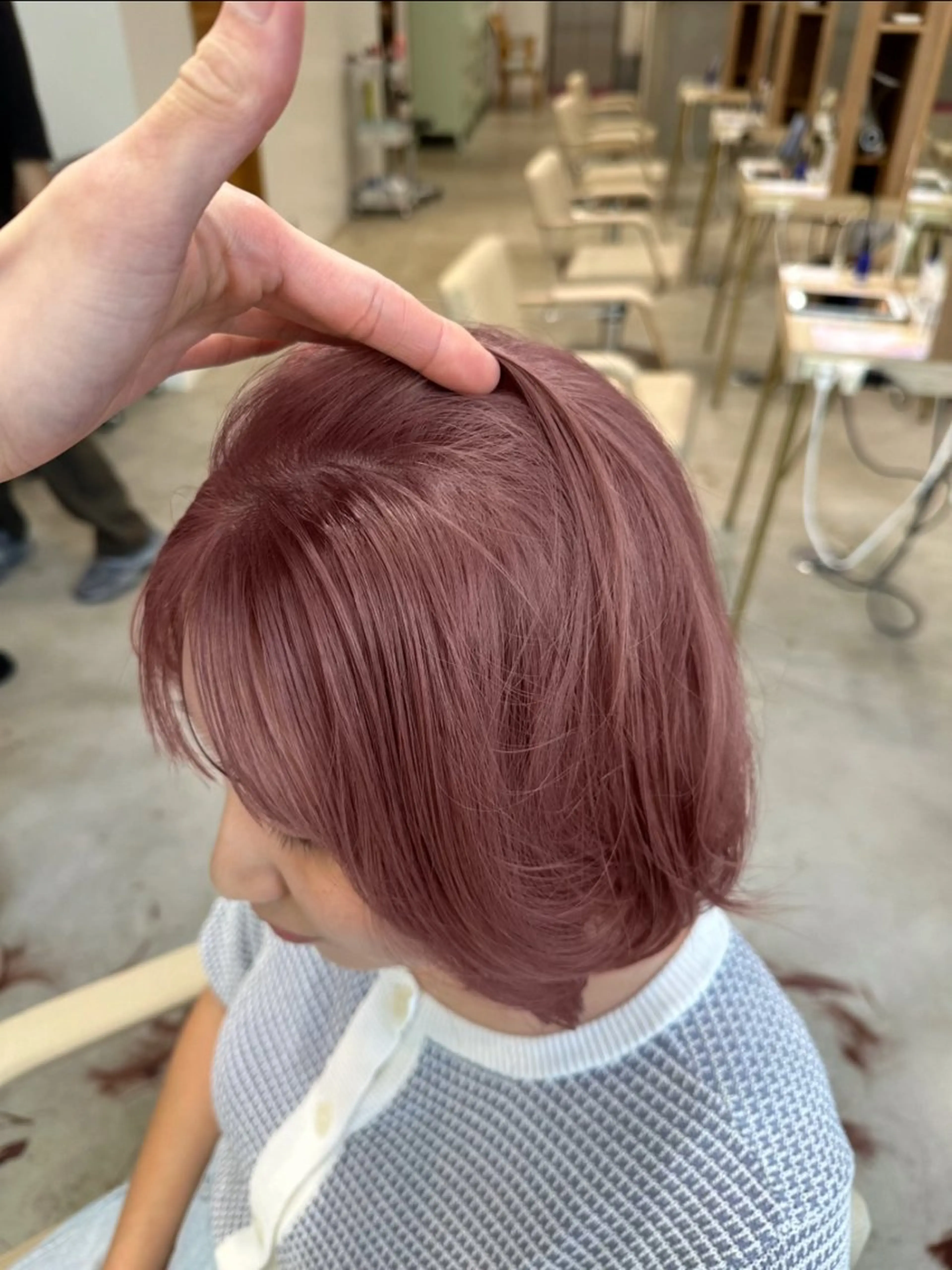 🩵ケアブリーチ込みwカラー(ケアTR付き)✨✨の写真