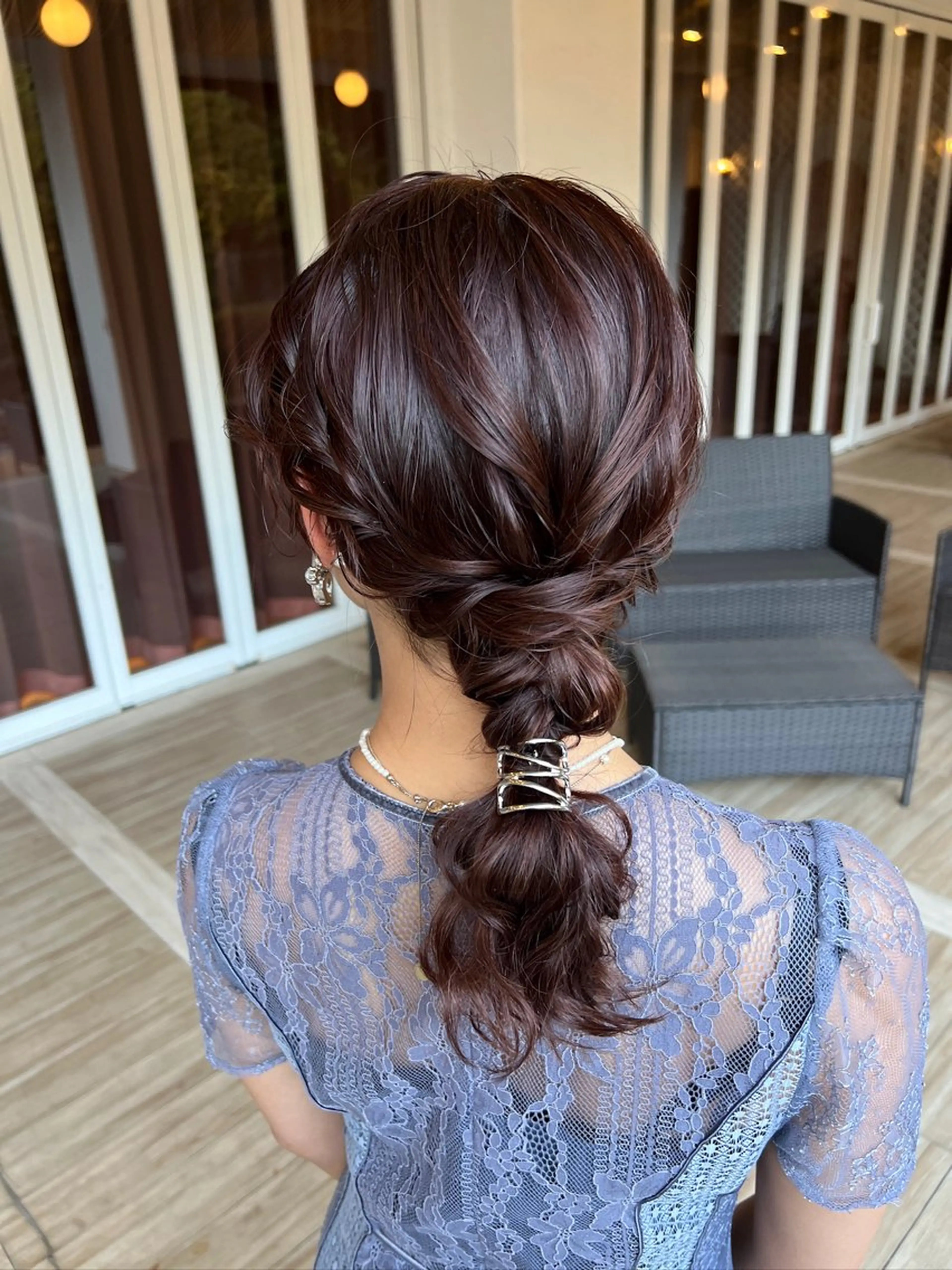 ミディアム ヘアアレンジ 【ヘアセット専門】 ヘアメイクＭＡＮＡのヘアスタイル