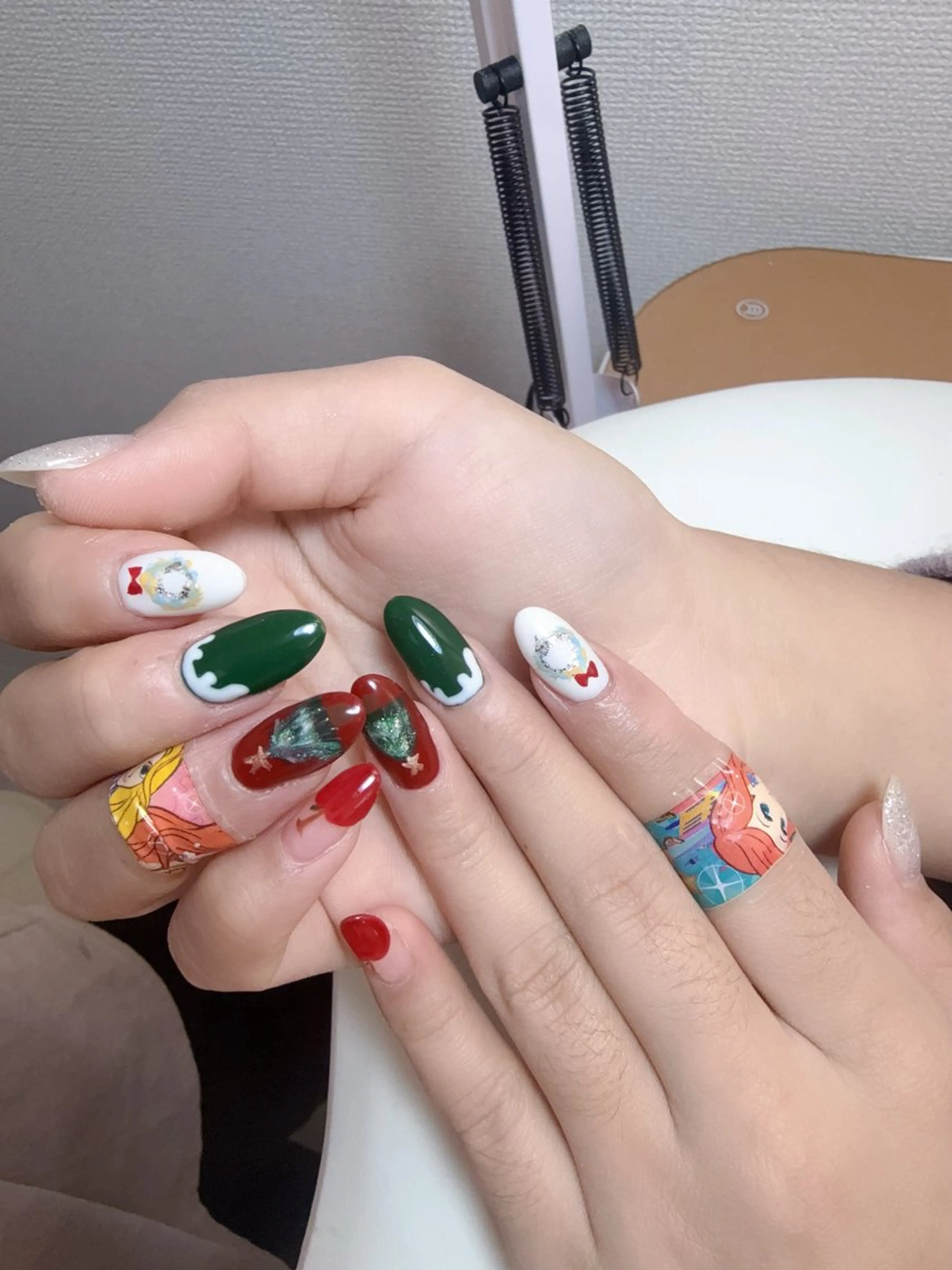 ネイル 冬ネイル クリスマス ヤマ モトのネイルデザイン