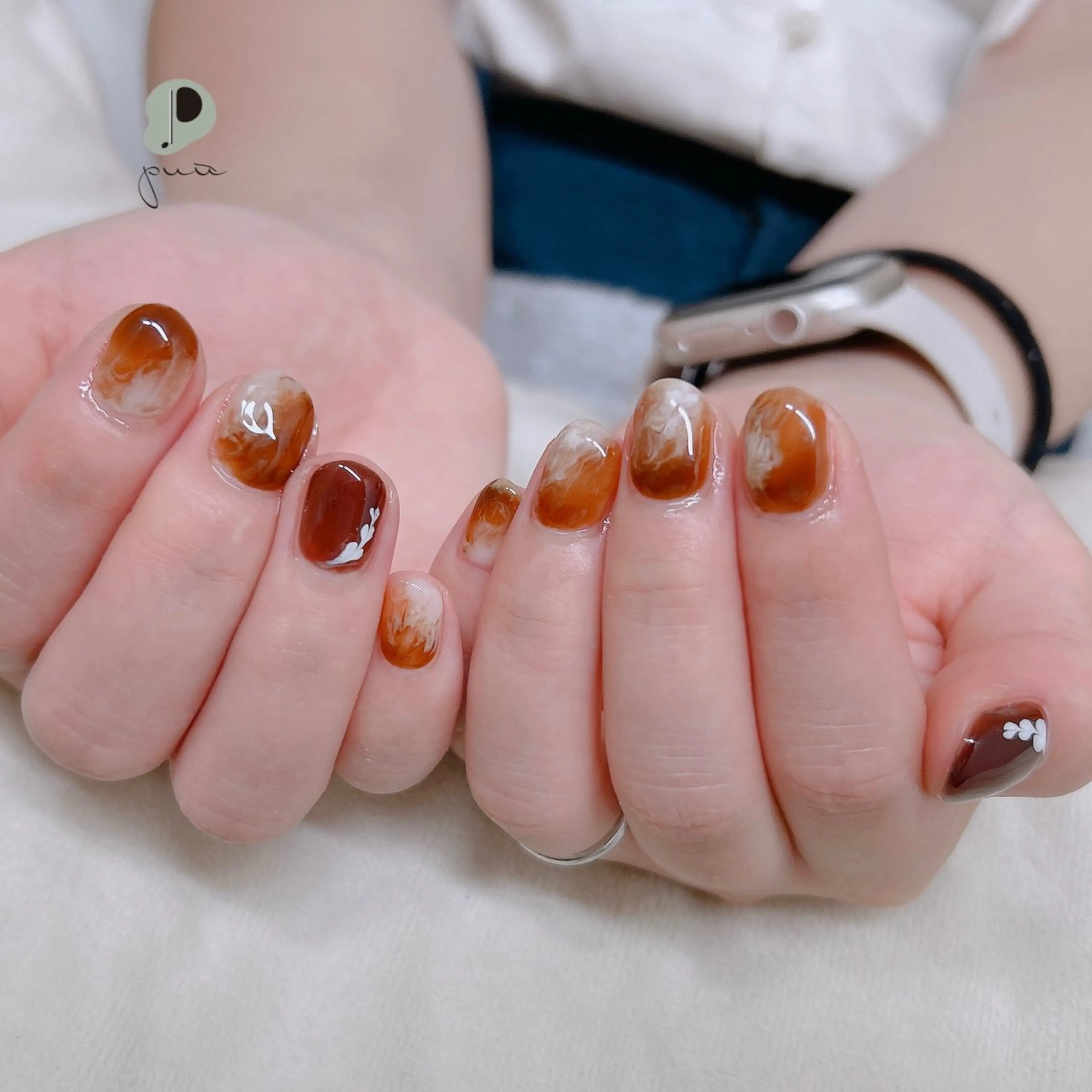 ネイル ジェルネイル ニュアンスネイル ワンカラーネイル ハンドネイル puu kyoto所属・Nail salon puu kyotoのネイルデザイン