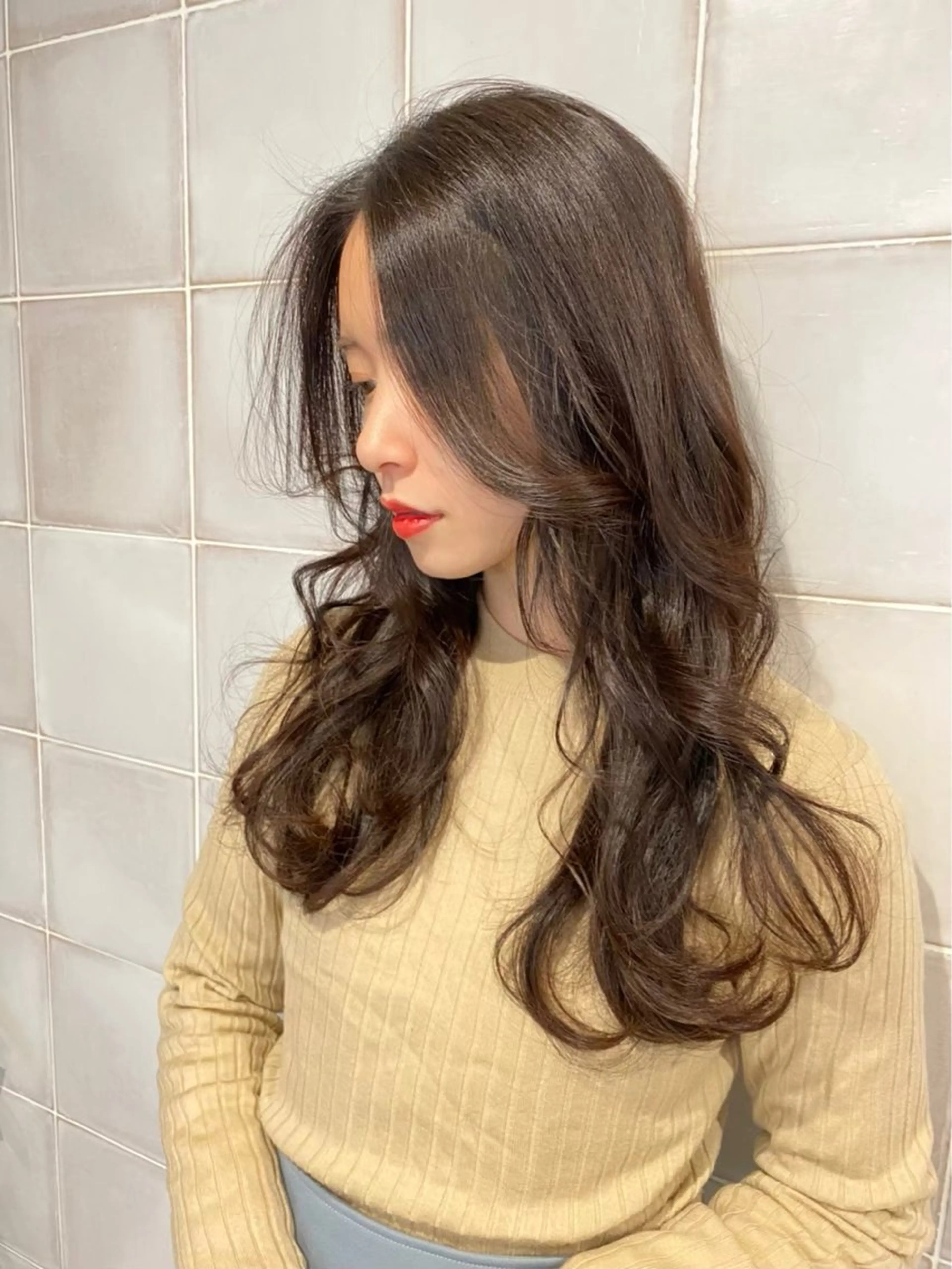 カラー 久保 佑真のヘアスタイル