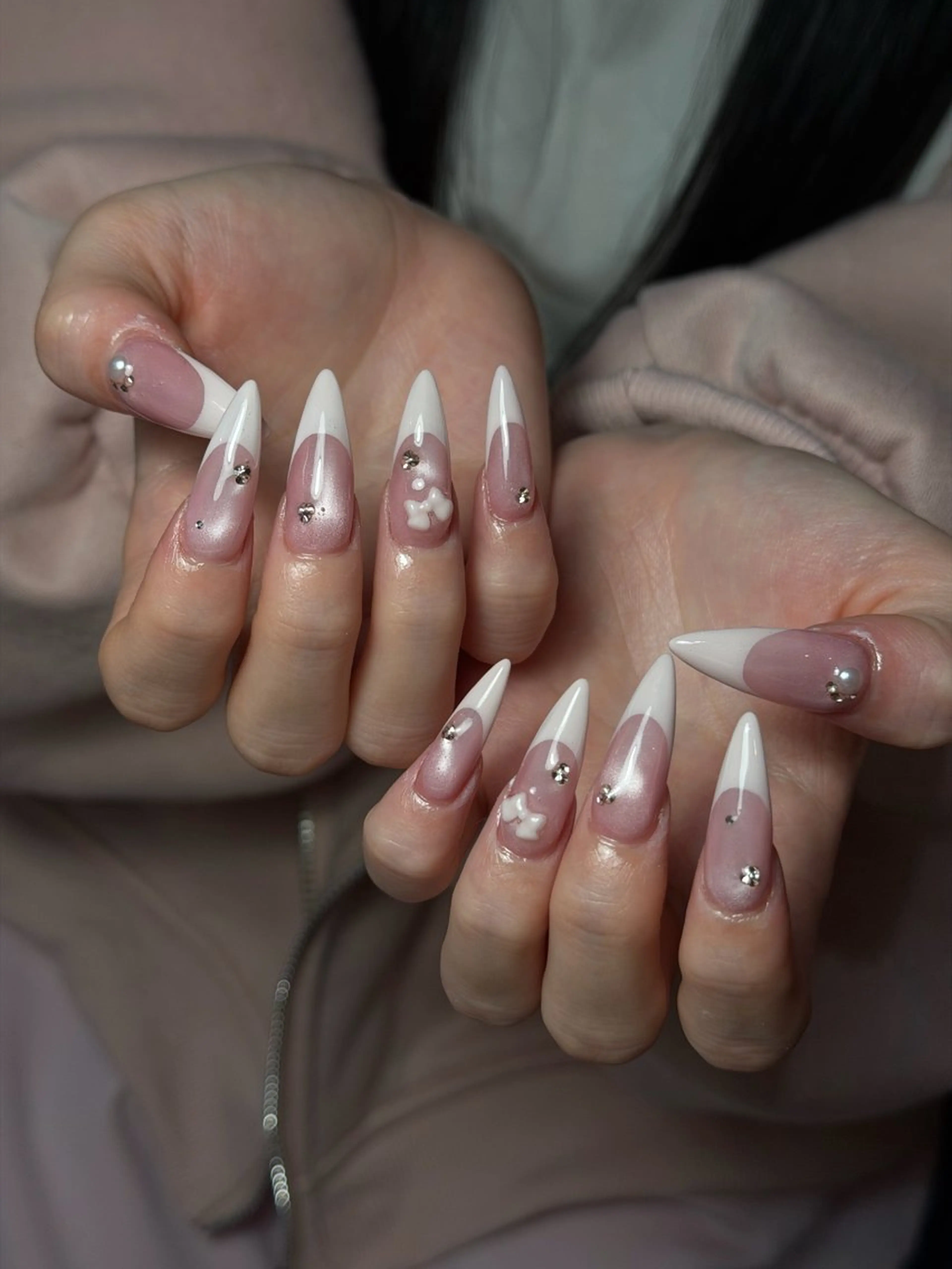 ネイル 韓国ネイル シンプルネイル ワンホンネイル ハンドネイル CoMo Nailのネイルデザイン