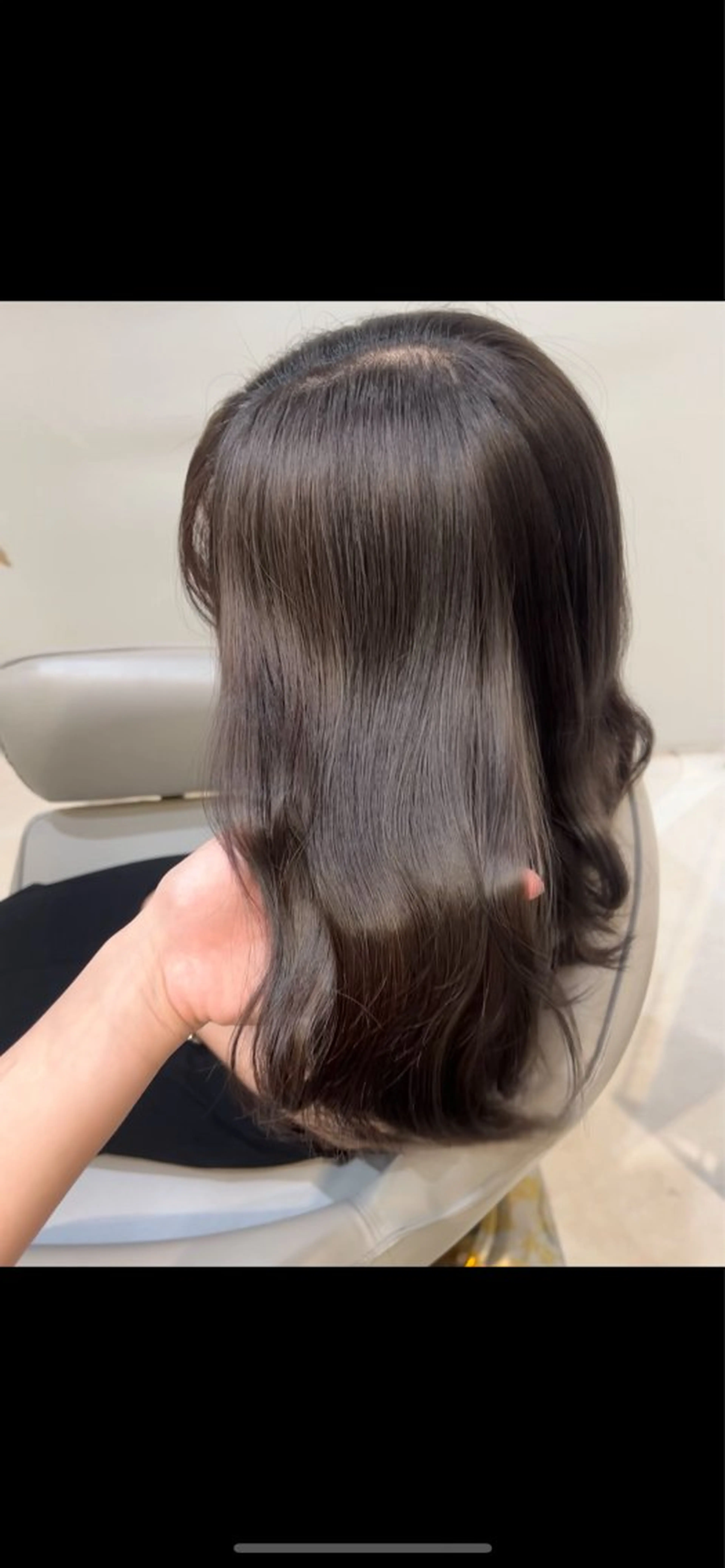 ミディアム 梅田/透明感カラー ／レイヤー🤍カンのヘアスタイル