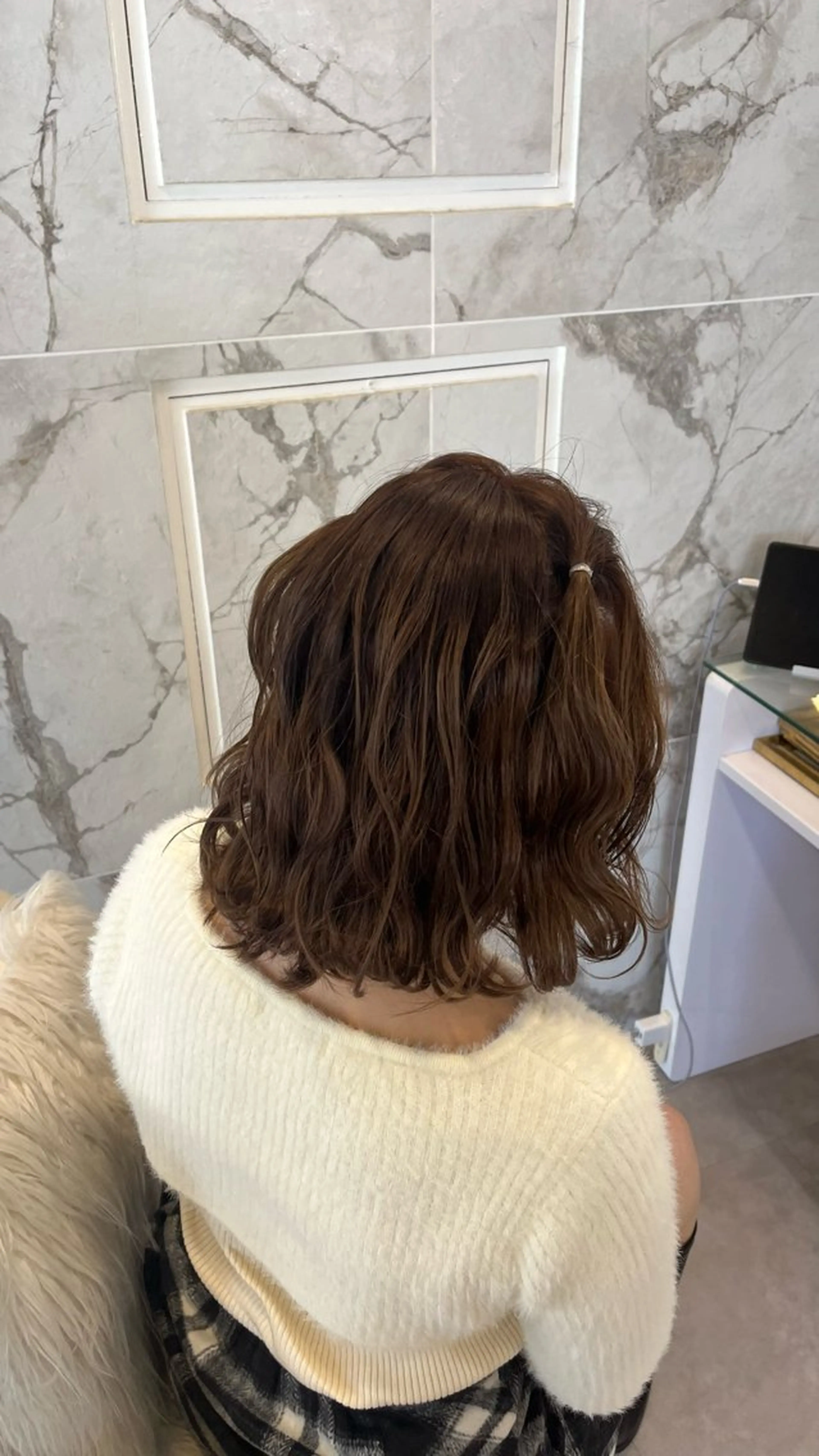 ミディアム トリートメント 透明感カラー🕊🤍 アサノ マユのヘアスタイル
