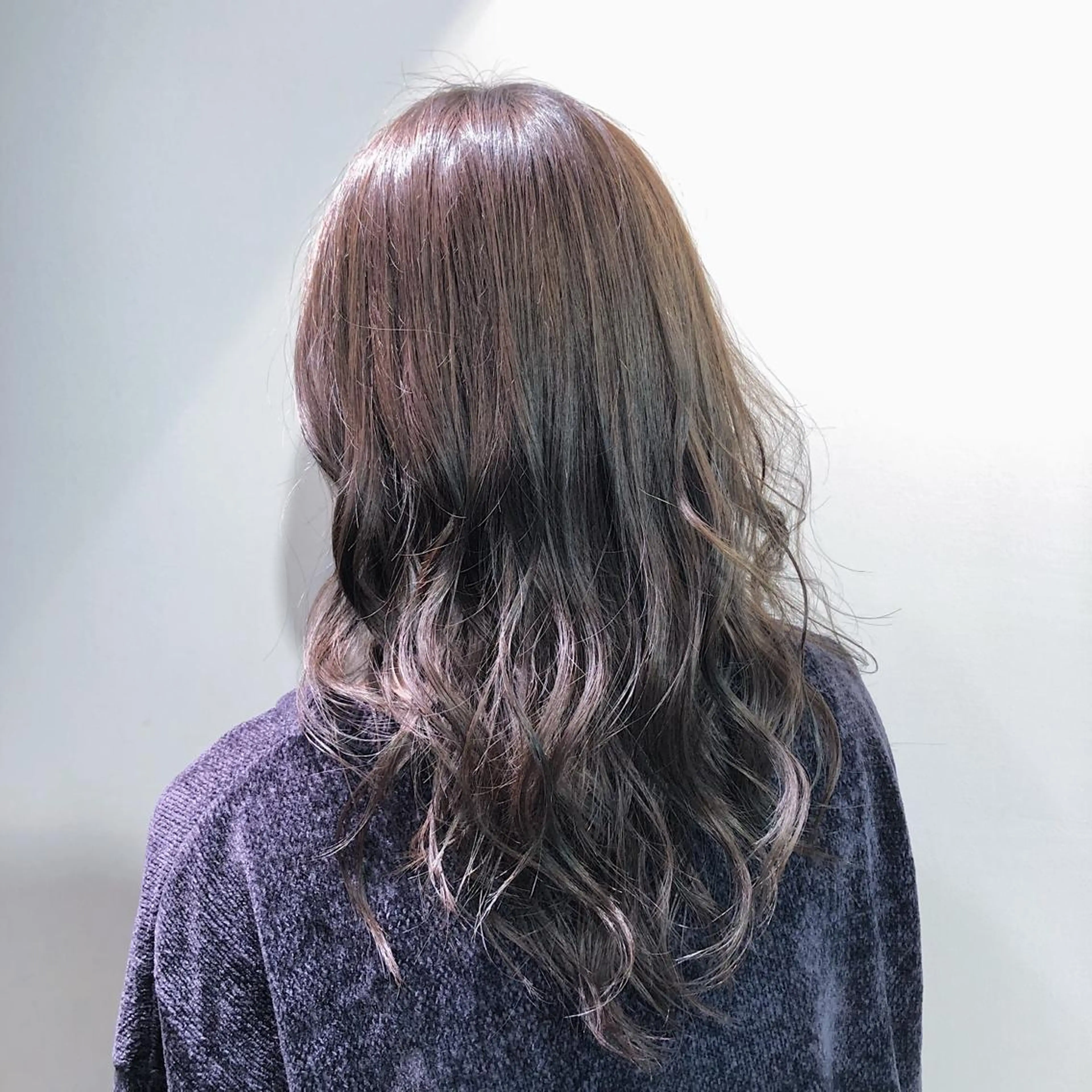 セミロング ヘアカラー トリートメント ichikawa kaitoのヘアスタイル