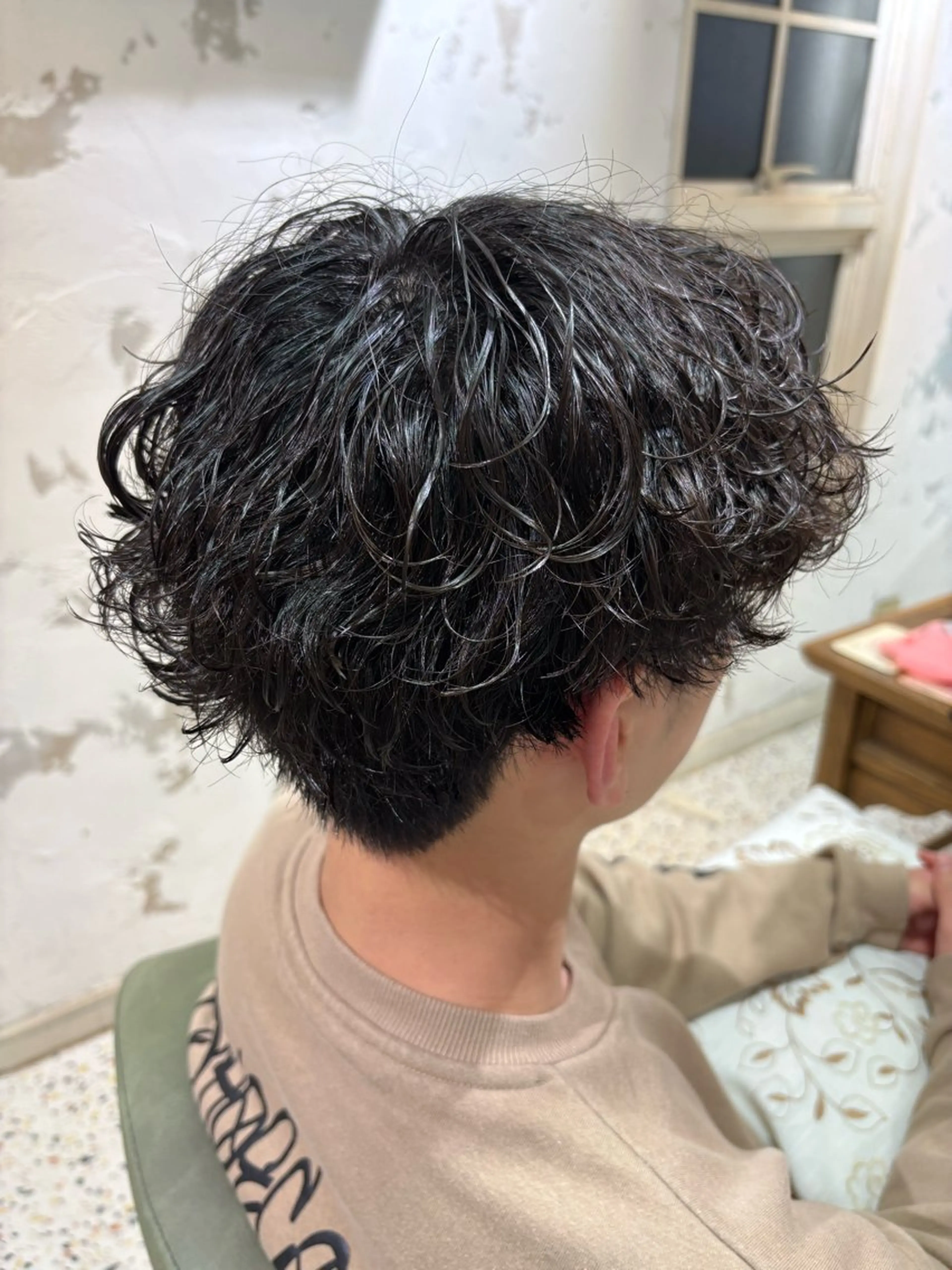 パーマ メンズ 中澤 衿葉のヘアスタイル