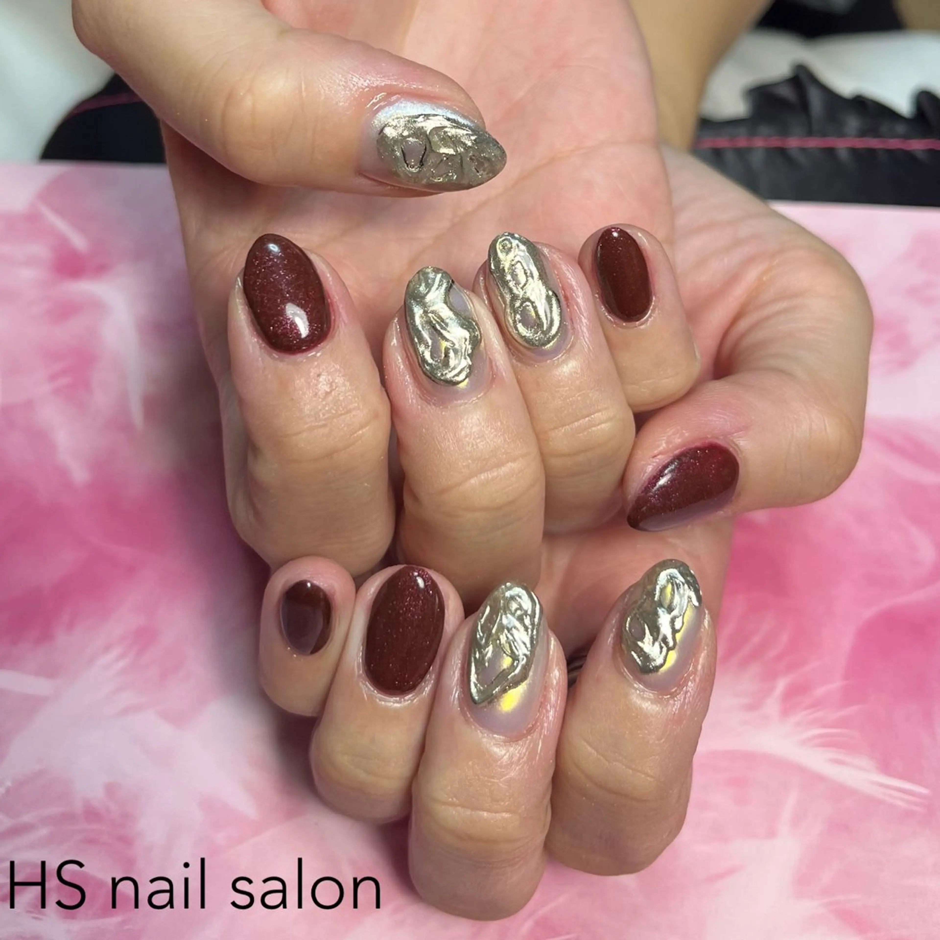 ミディアム ハンドネイル hs nail salonのネイルデザイン