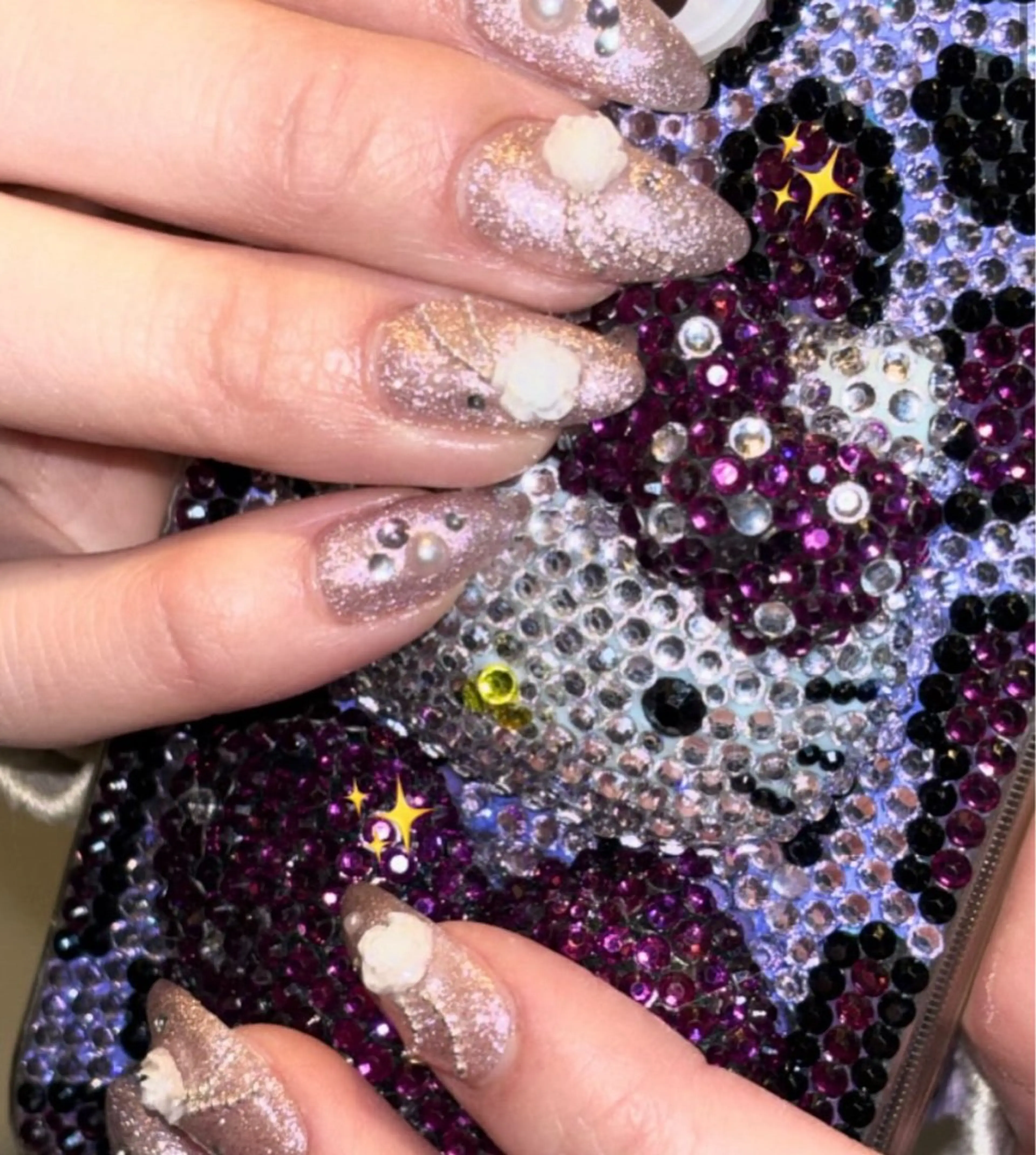 ネイル ハンドネイル フットネイル ˚✧⁺⭐︎༚moca miyuu⁎⁺˳✧༚のネイルデザイン