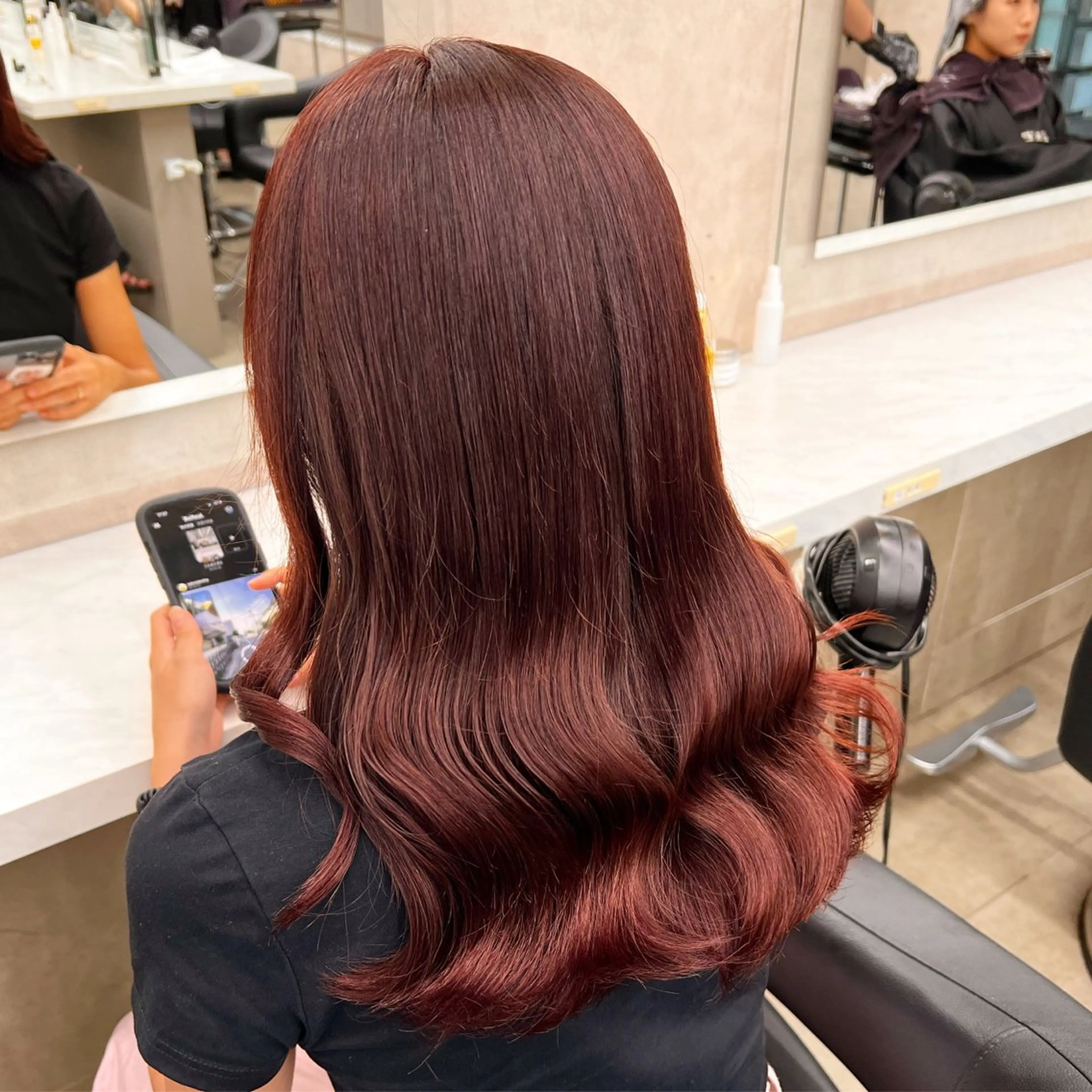 セミロング 💖札幌カラー 指名No.1💖玲奈のヘアスタイル