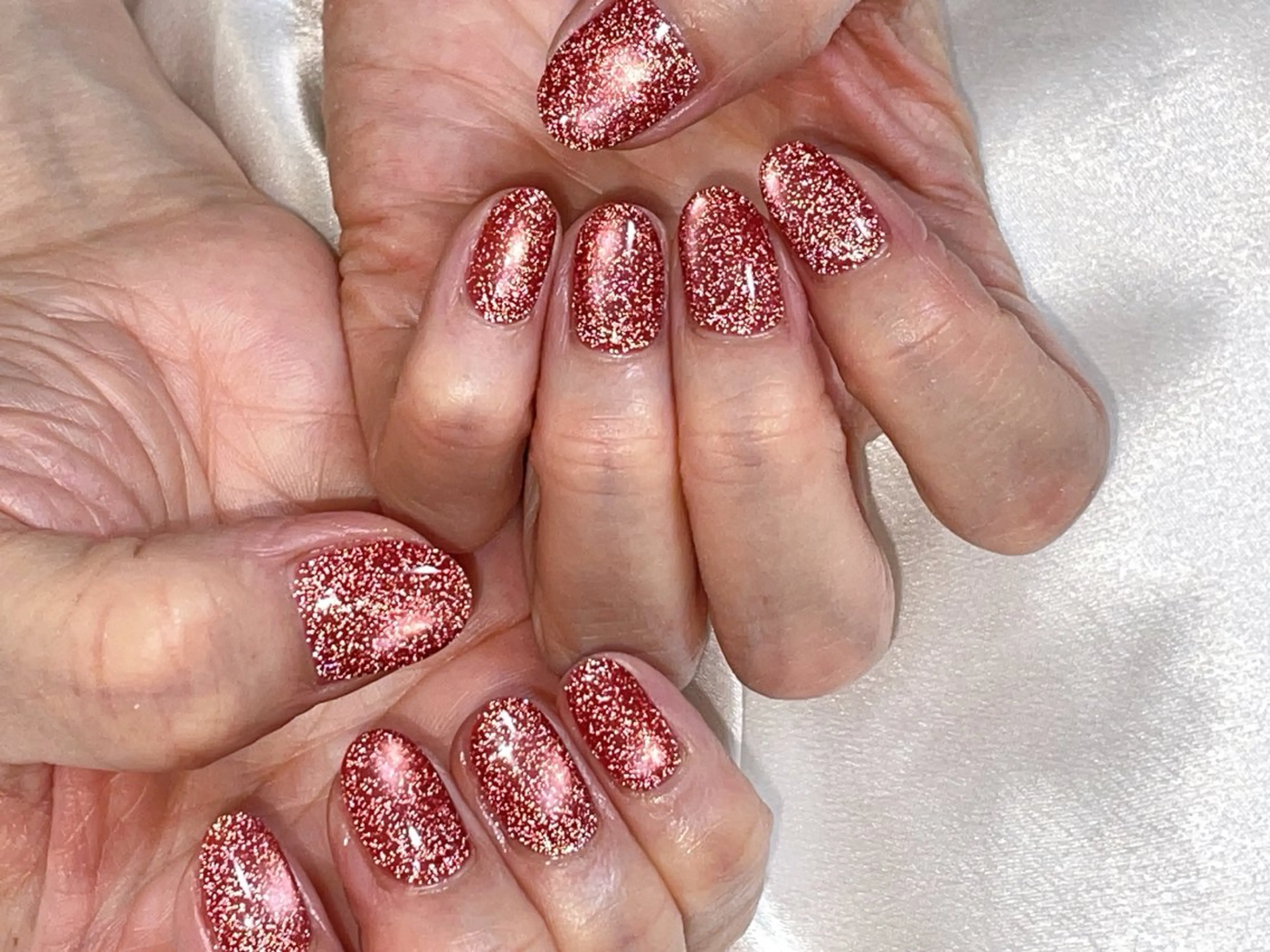 ネイル オーロラネイル フラッシュネイル フラッシュマグ フットネイル フレンチネイル ハンドネイル mogunail &blowのネイルデザイン