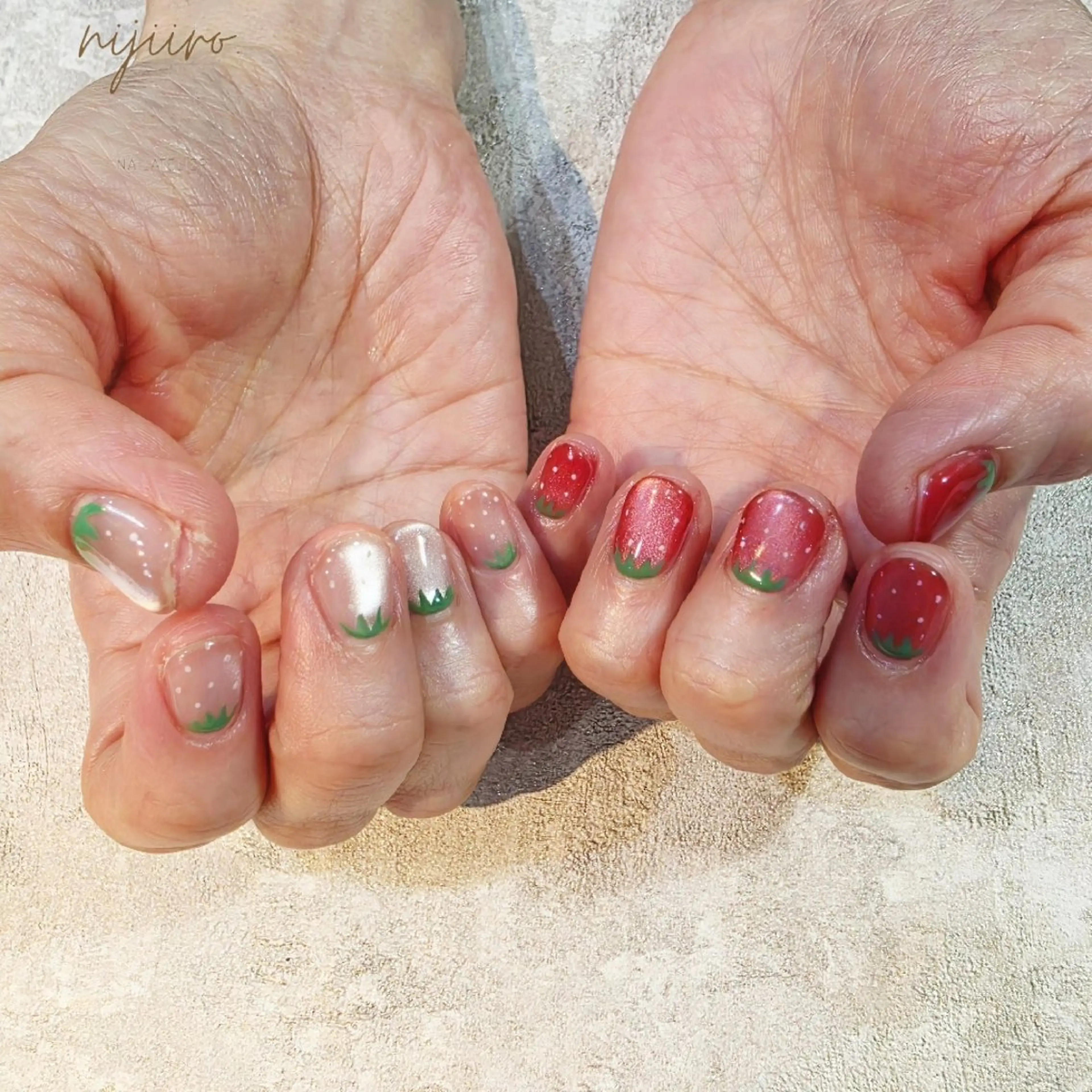 ネイル ハンドネイル nijiiro🌈 サトウのネイルデザイン